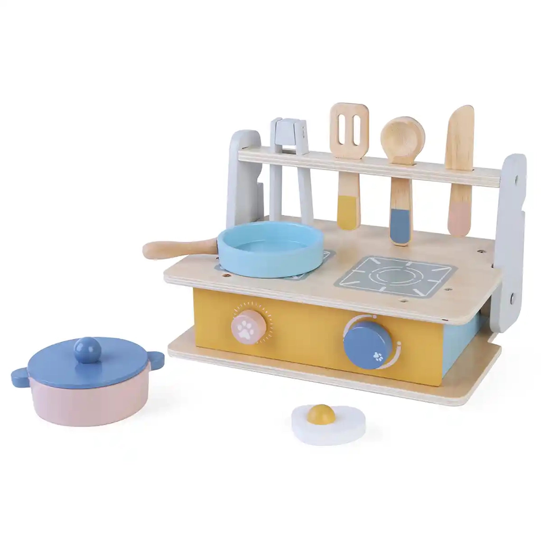 Edufun Wooden Foldable stove & BBQ 3-5YRS