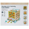 Edufun Wooden 6 in 1 activity cube walker 1-3YRS