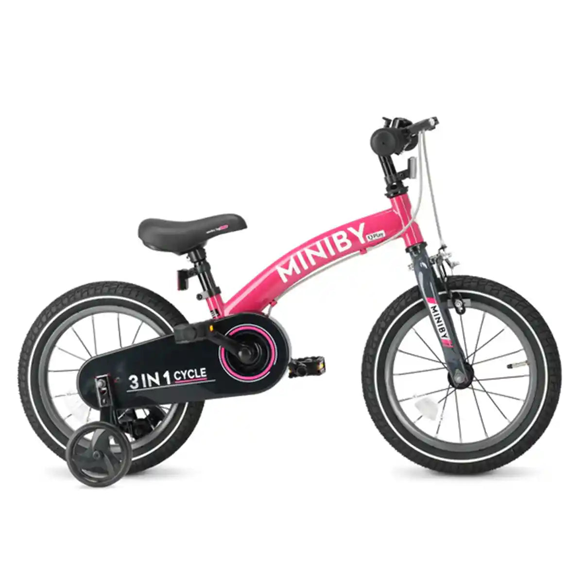 QPLAY MINIBY 3in1 bicycle (14inch) Rose