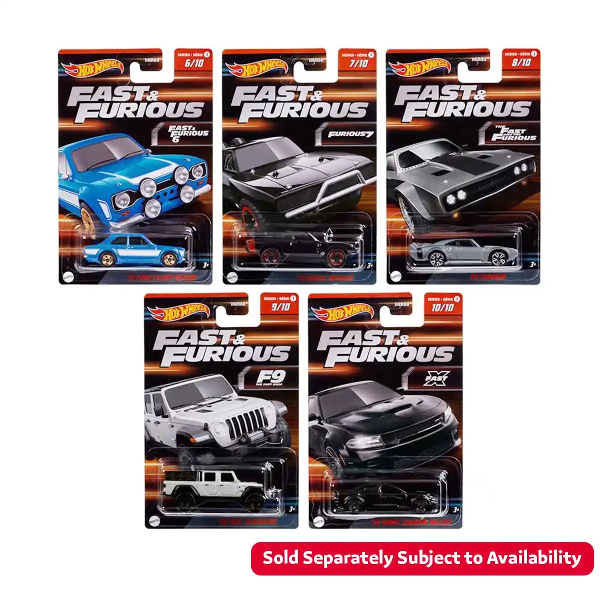 HW Themed Fast & Furious Asst.