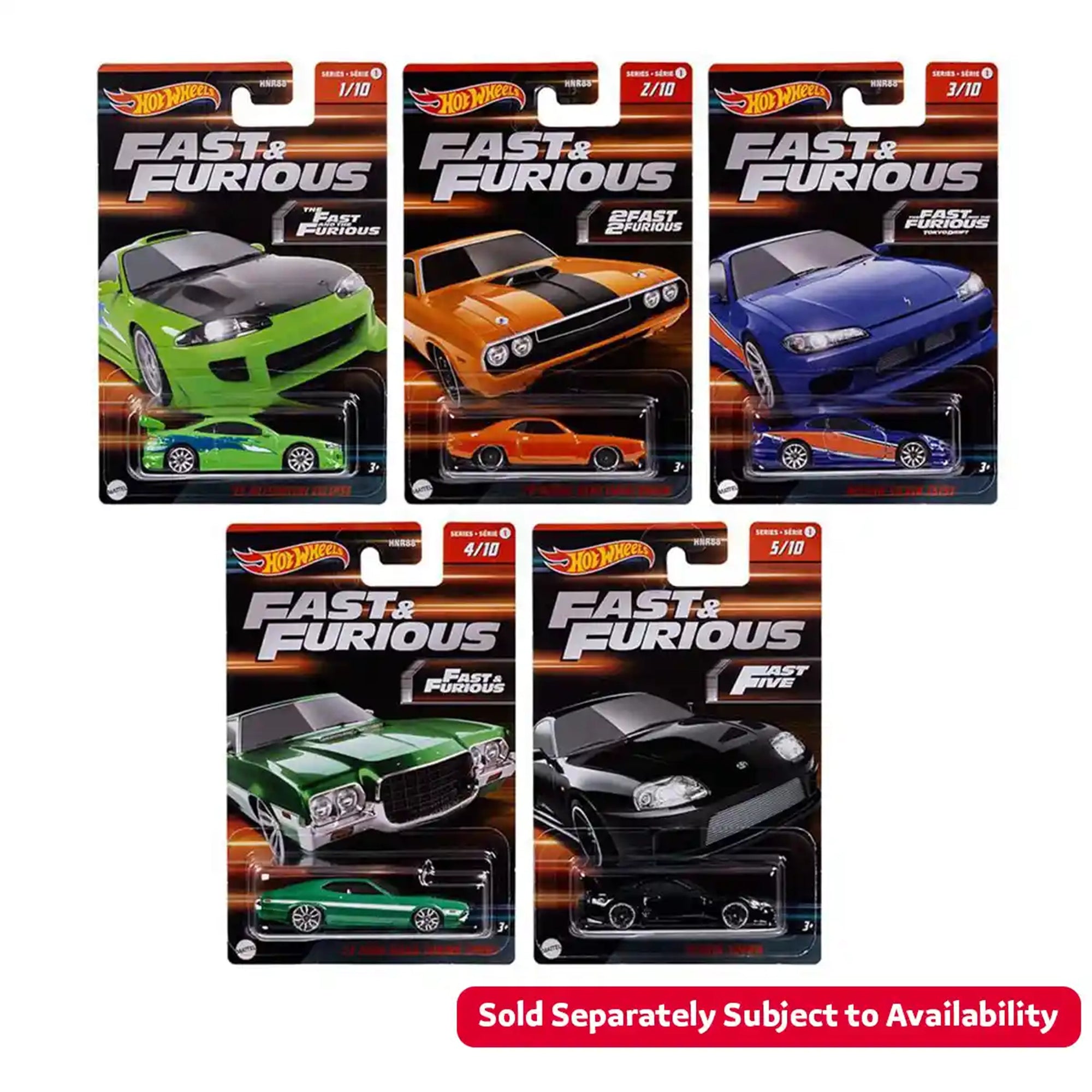 HW Themed Fast & Furious Asst.