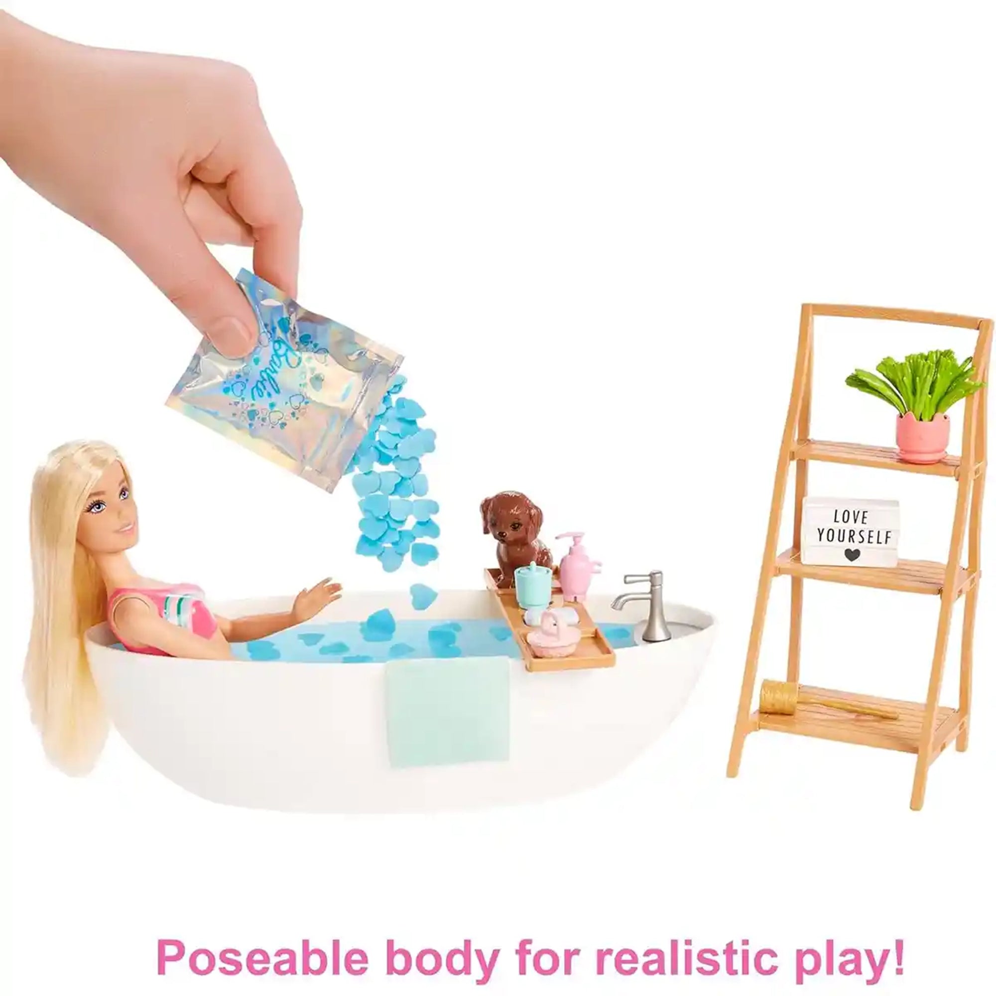 Barbie Soap Confetti Bath Playset - Blonde