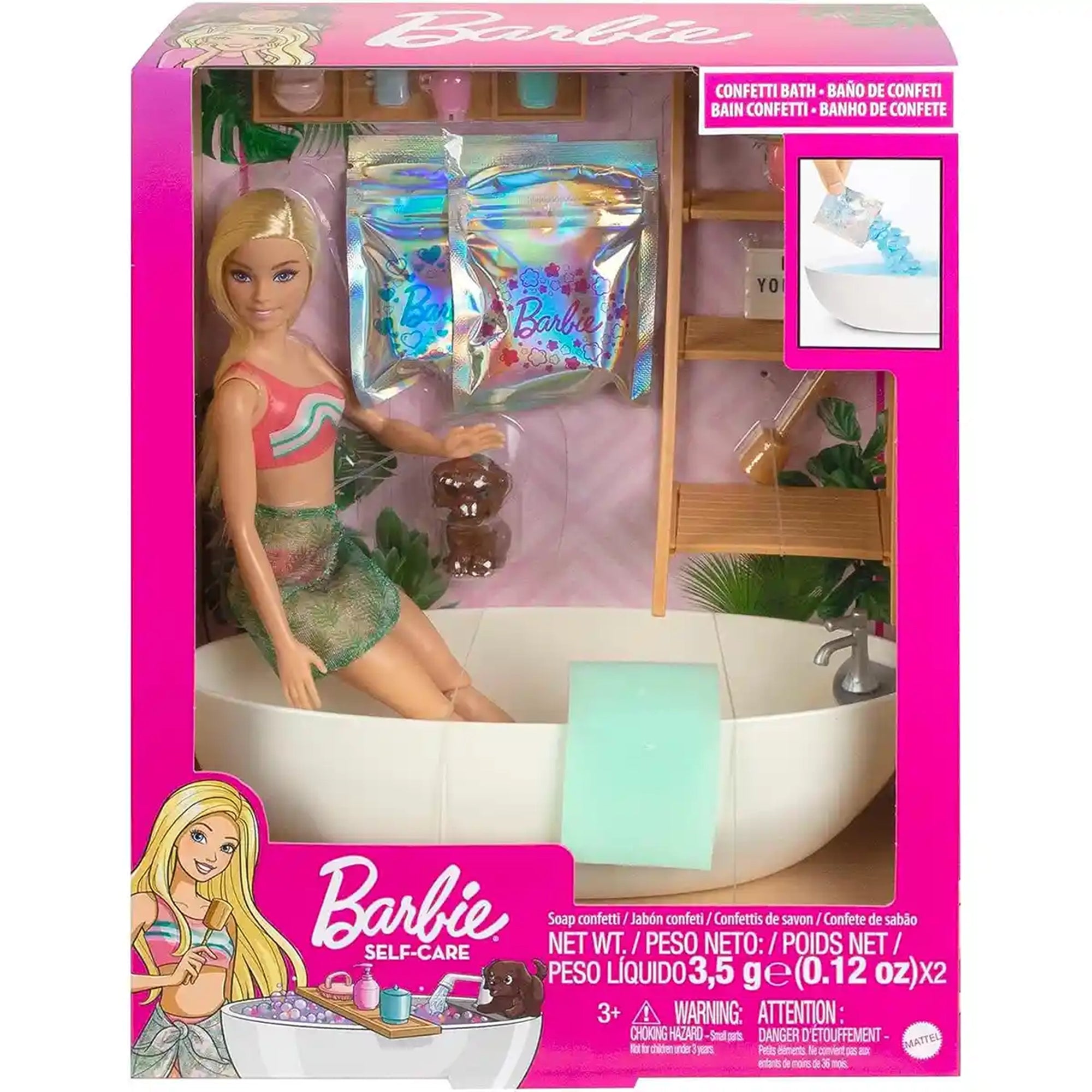 Barbie Soap Confetti Bath Playset - Blonde