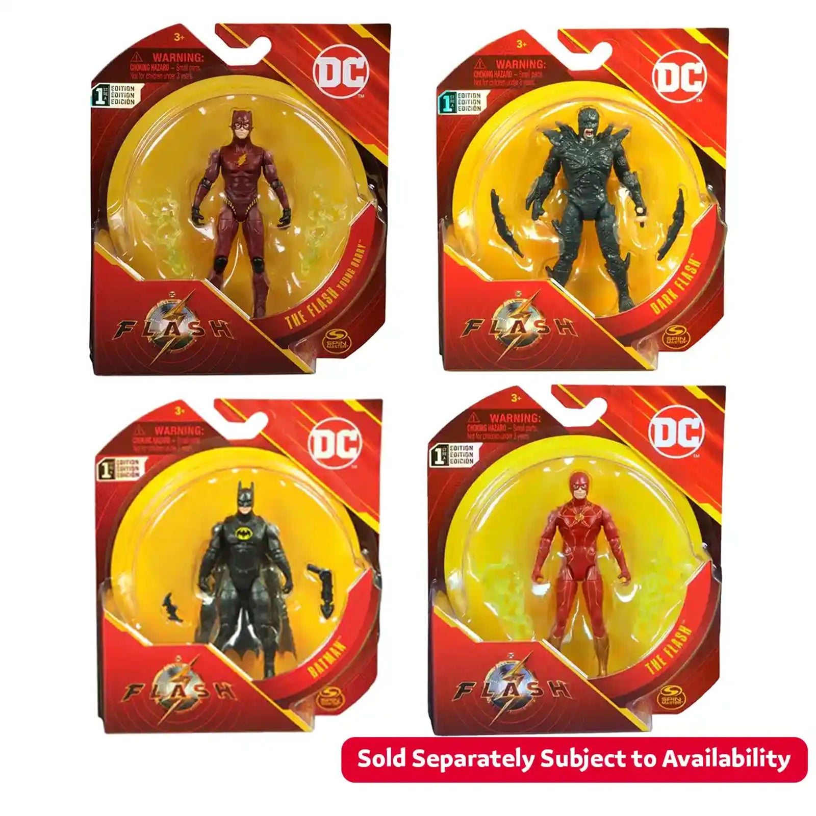 DC Flash Movie Fig 4" Asst.