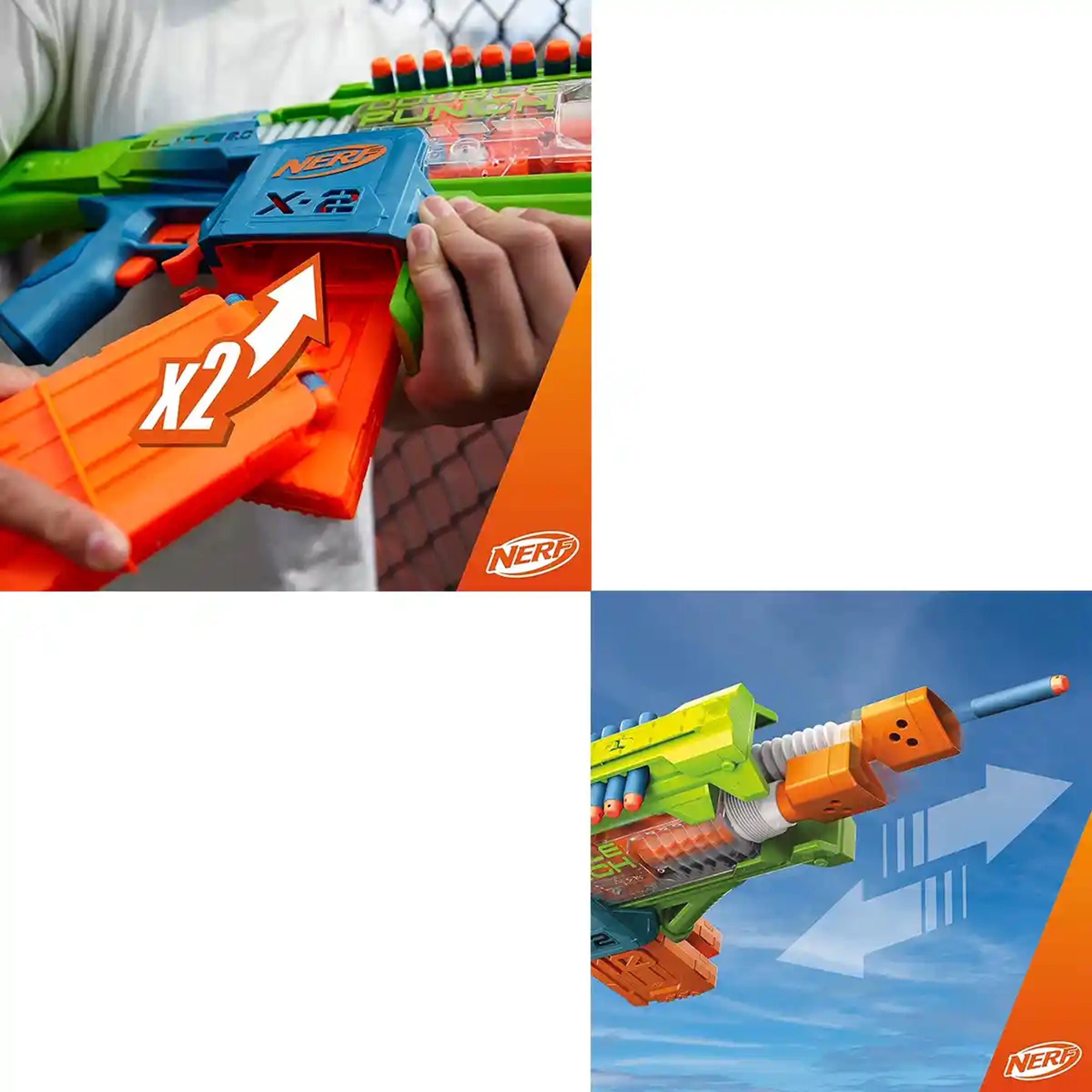 NERF ELITE 2.0 DOUBLE PUNCH