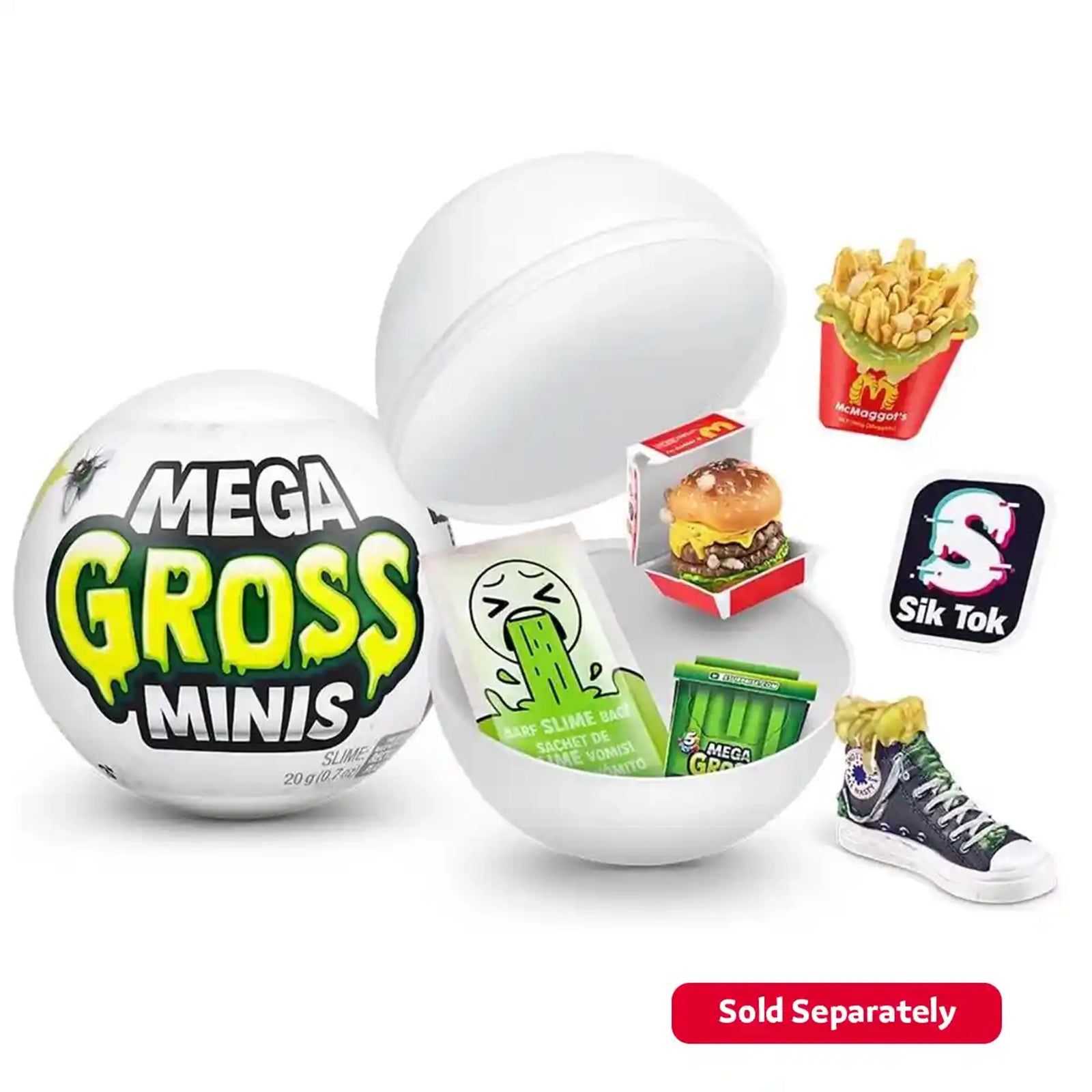5 SURPRISE-MEGA GROSS MINIS-SERIES 1,18pcs/Gravity PDQ,36pcs/CTN,No  Inner,STD Color Assortment