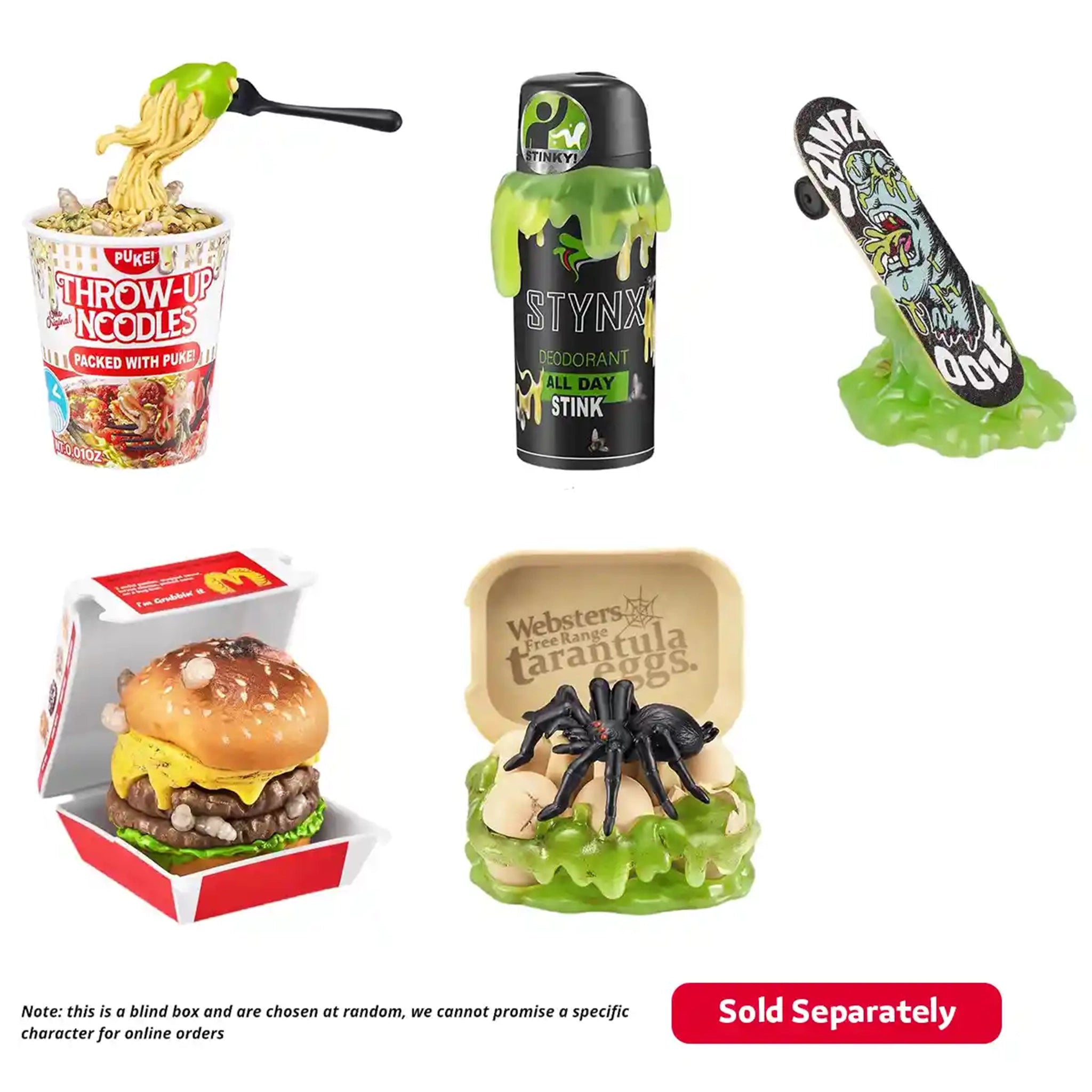 5 SURPRISE-MEGA GROSS MINIS-SERIES 1,18pcs/Gravity PDQ,36pcs/CTN,No  Inner,STD Color Assortment