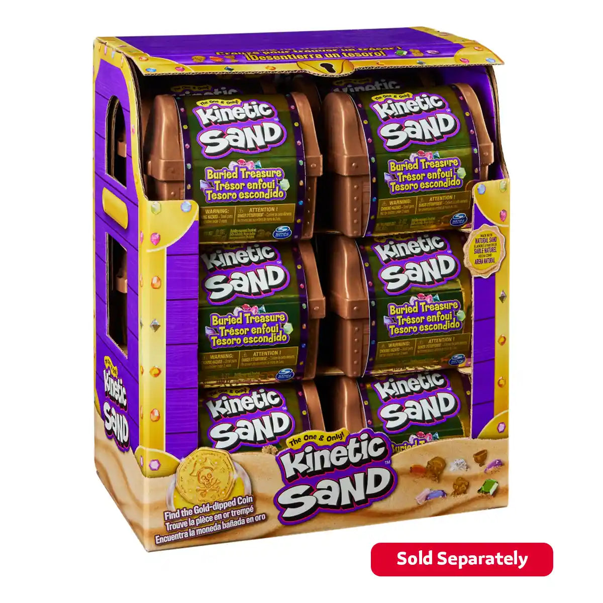 Kinetic Sand Burried Treasure Asst. CDU