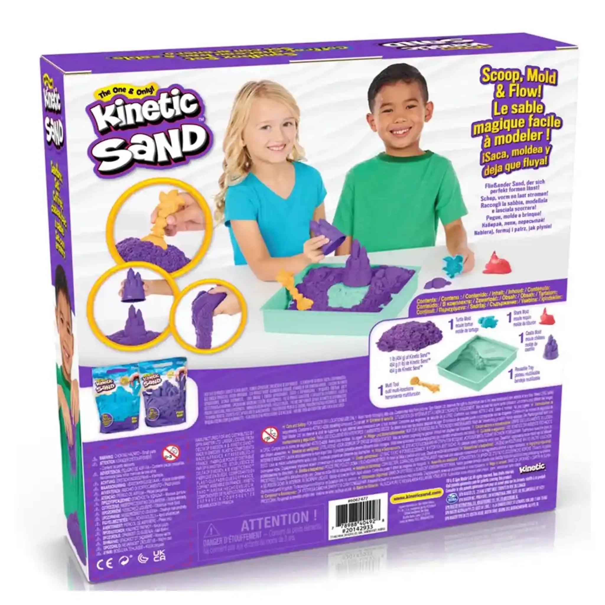 Kinetic Sand Box Set V2 (1lb) Asst.