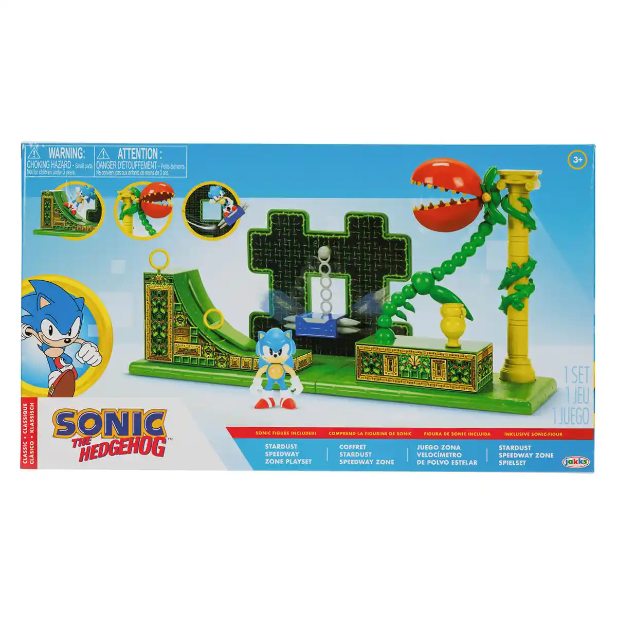 Sonic 2.5" Stardust Speedway Zone Playse
