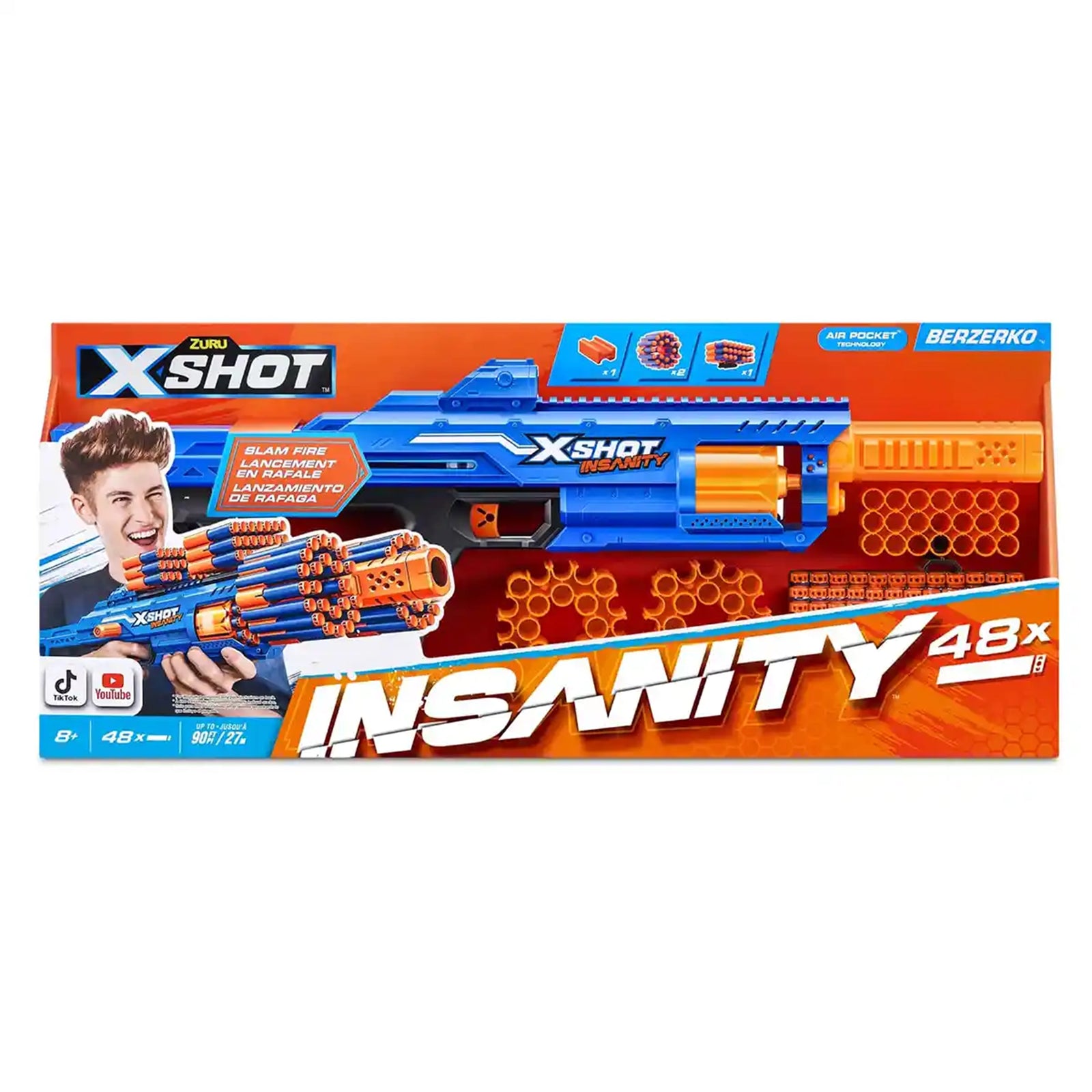 X-Shot Insanity-Berzerko 6 Shot (48 darts)