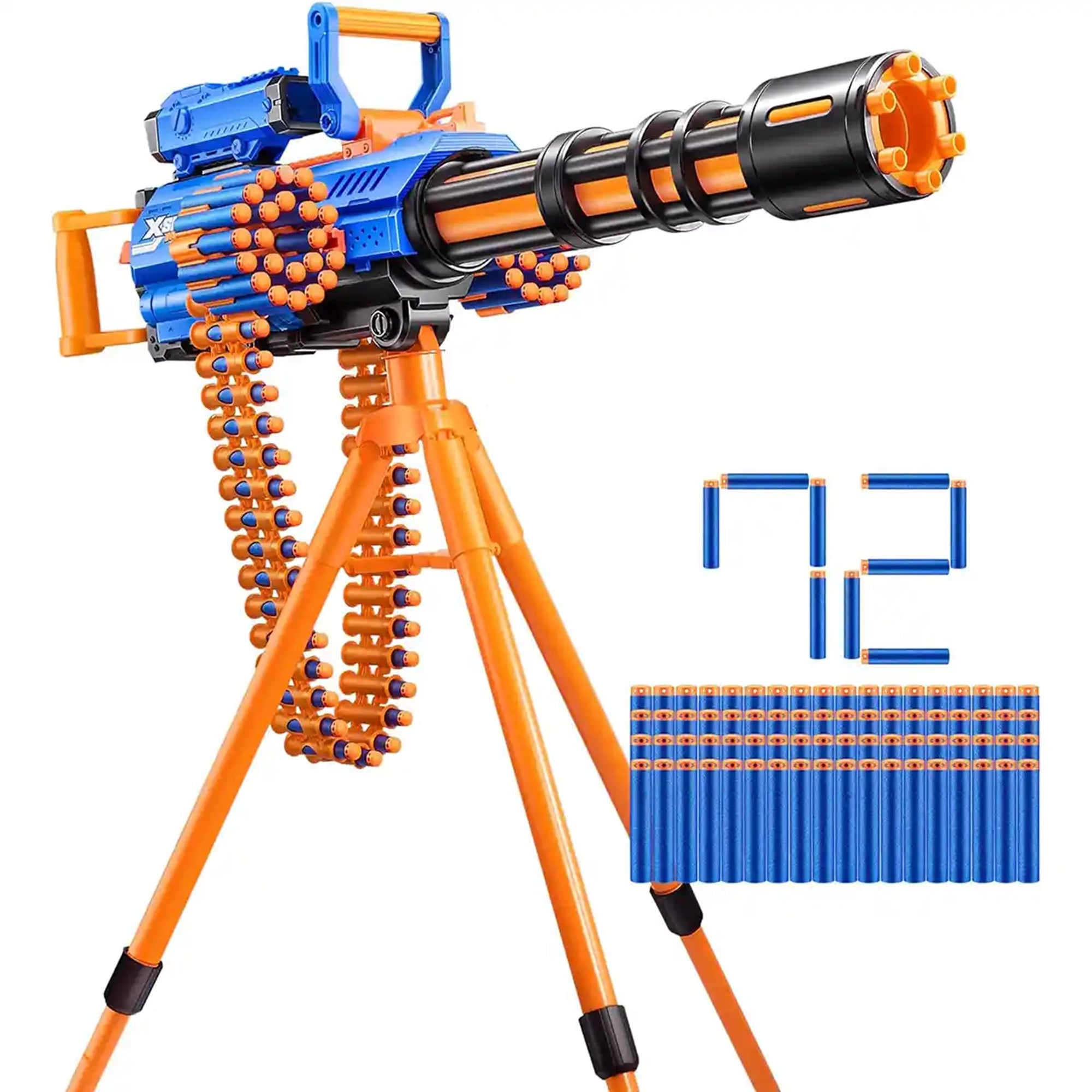 X-Shot Insanity-Motorized Age Fire Gatling Gun With Tripod