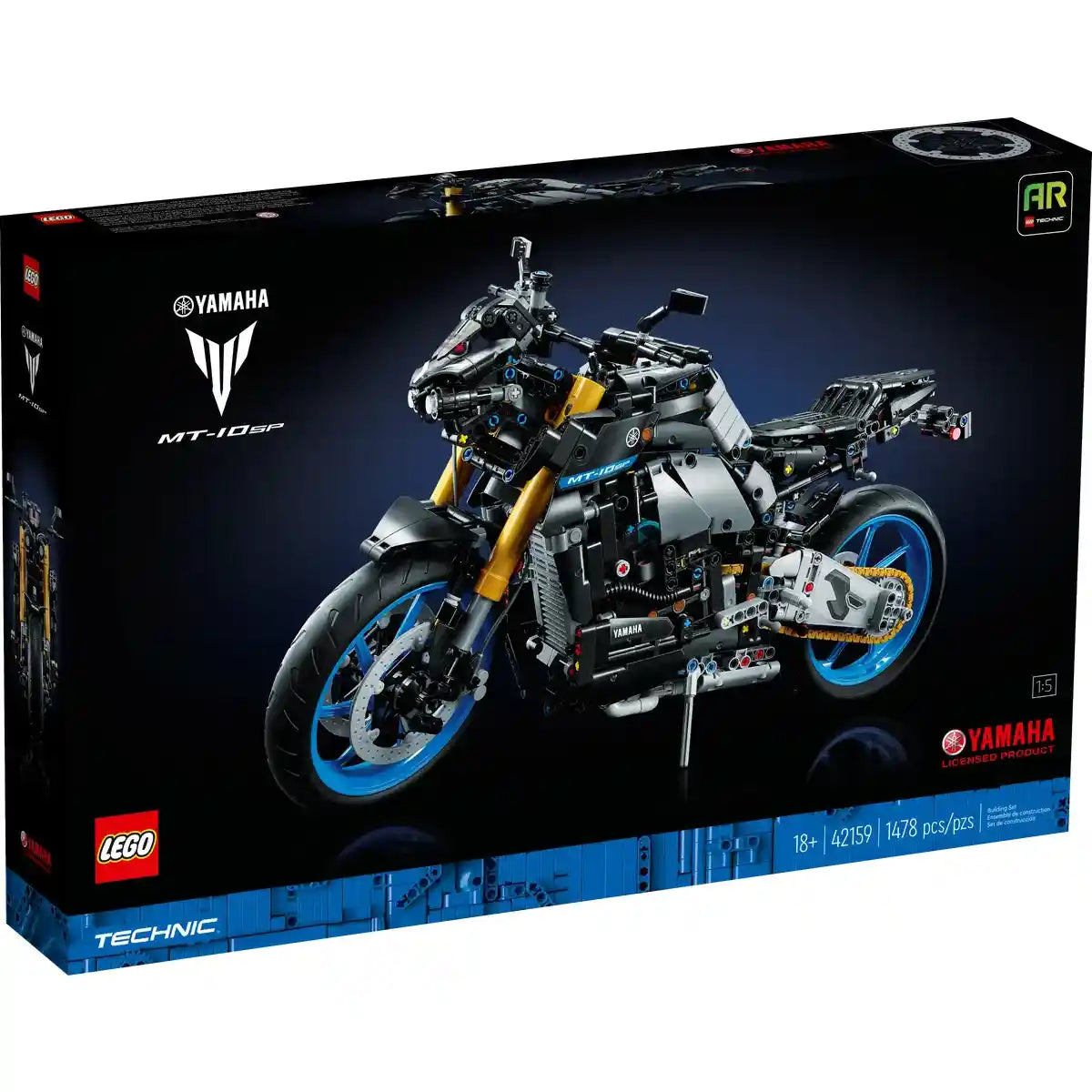 LEGO Technic Yamaha MT-10 SP 42159 Building Kit for Adults (1,478 Pieces)