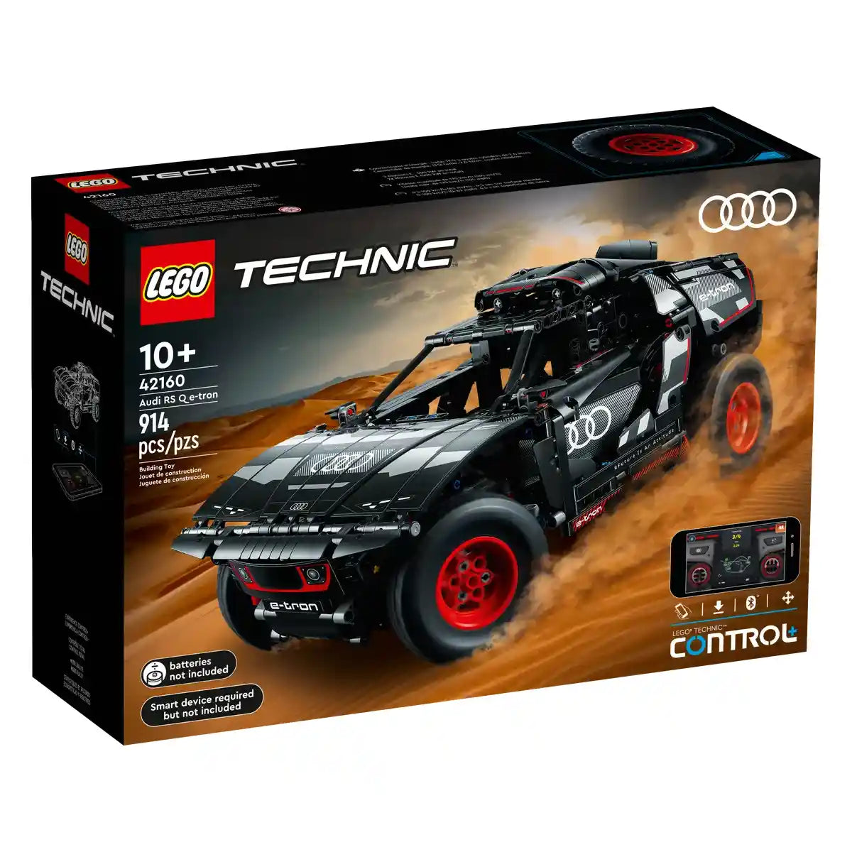 LEGO Technic Audi RS Q e-tron 42160 Building Toy Set (914 Pieces)