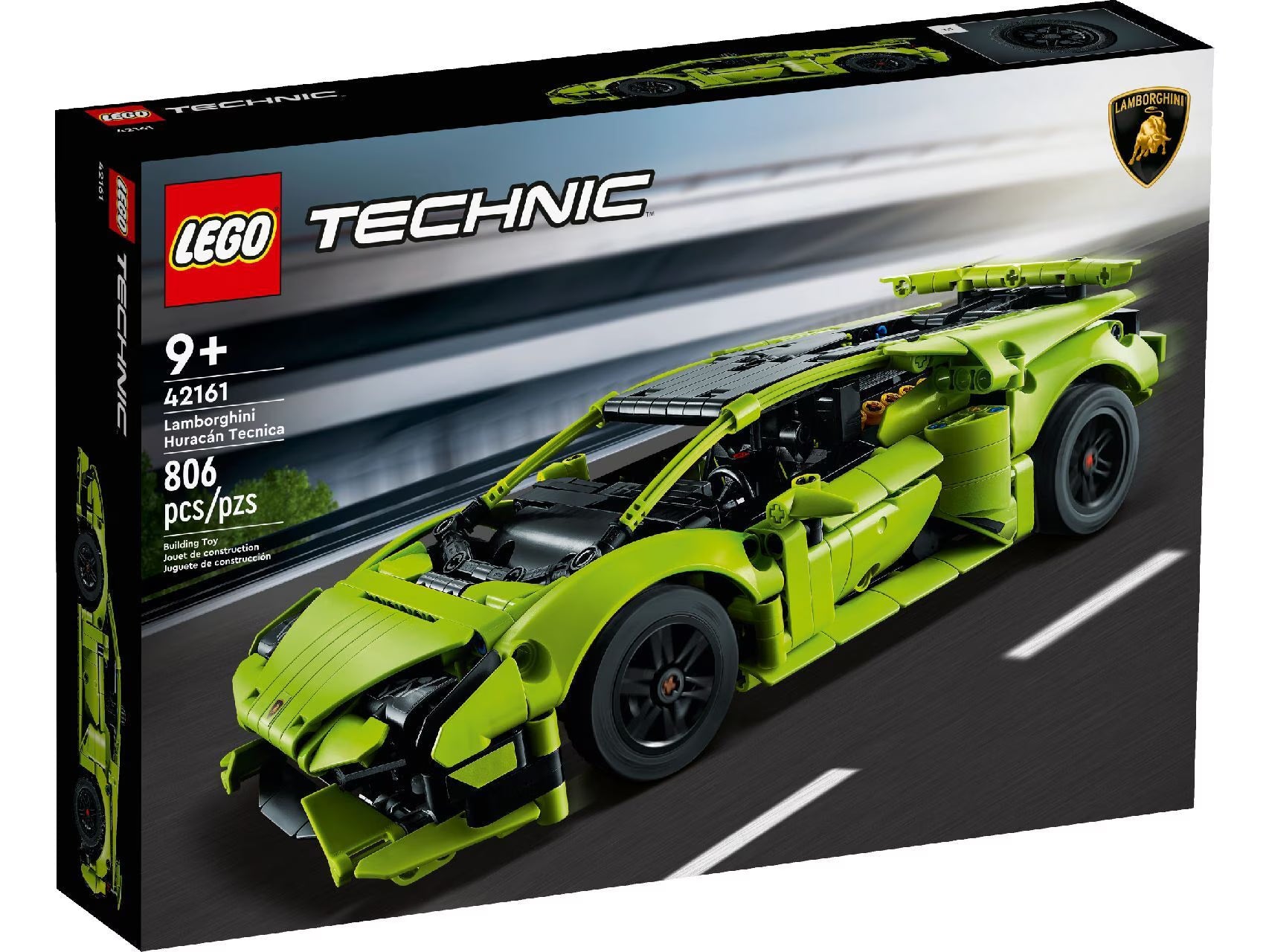 LEGO® Technic Lamborghini Huracán Tecnica 42161 Building Toy Set (806 Pieces)