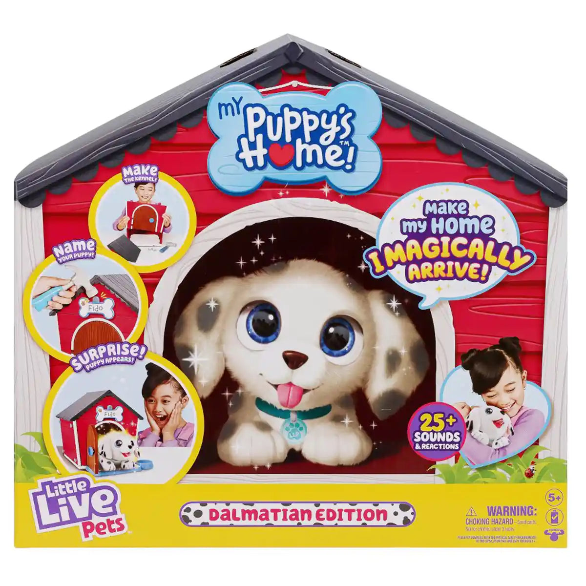 LL FLAT PK PUPPY DALMANTIAN - HEART/PAW EXCL