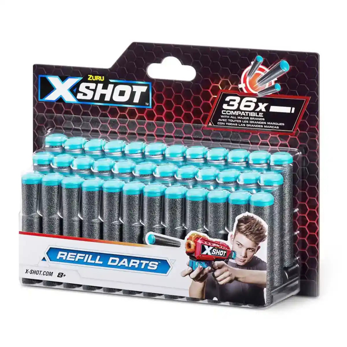 X-Shot Excel 36pk Darts Refill