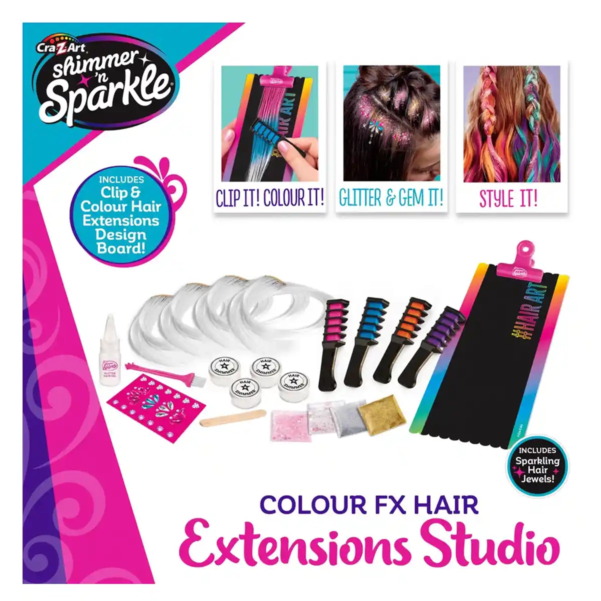 Shimmer N Sparkle Color FX Hair Extension Studio