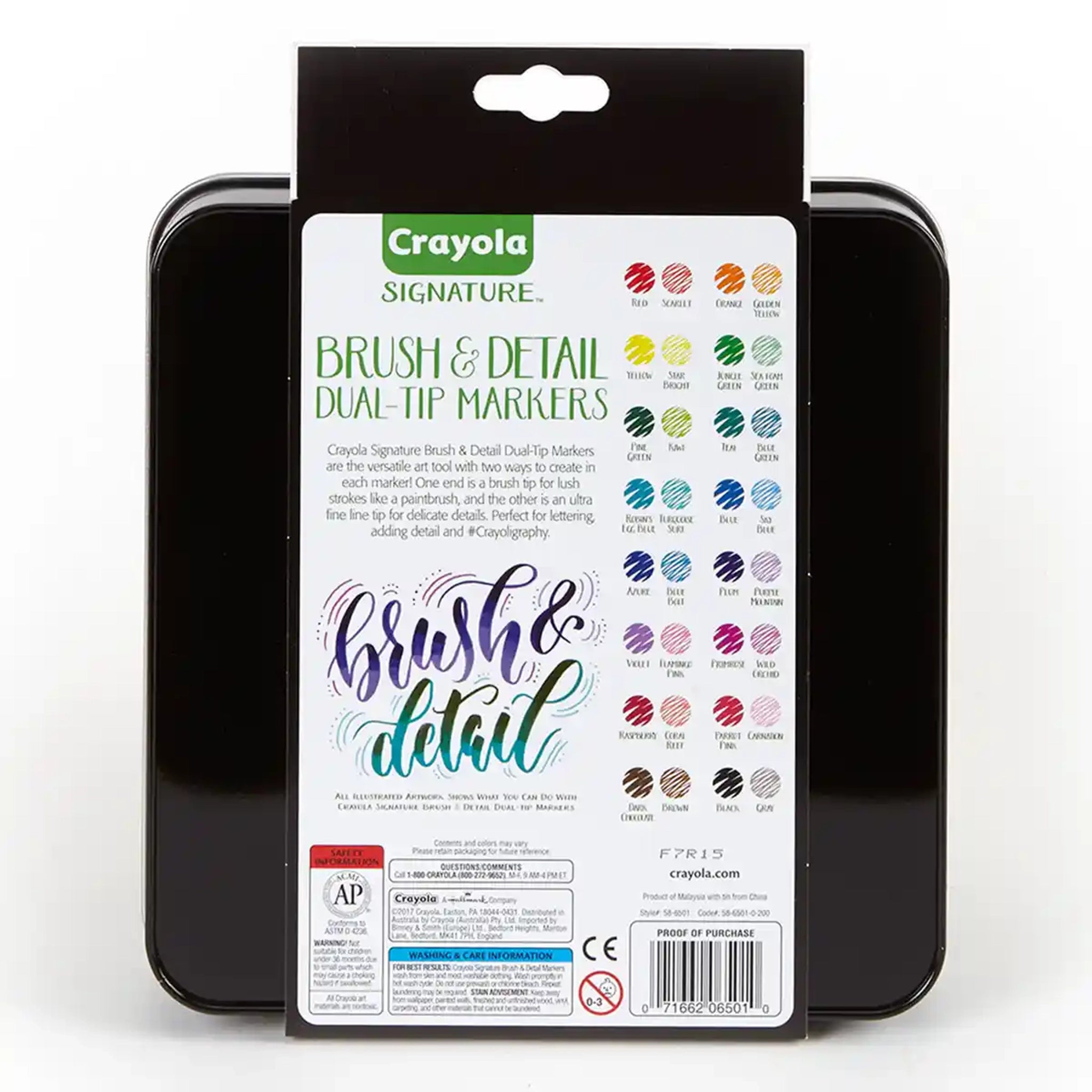 Signature, 16 ct. Brush & Detail Dual-Tip Markers