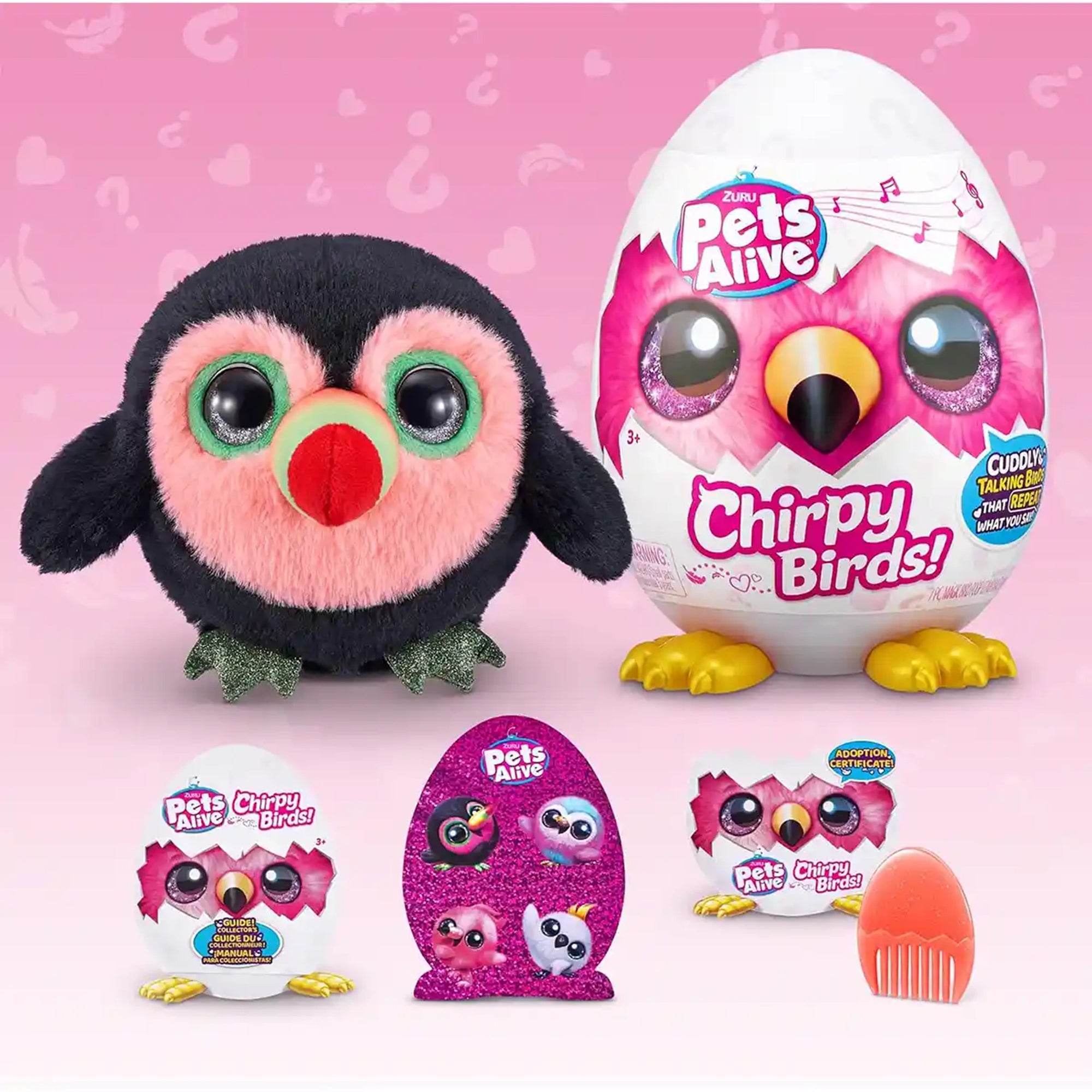 PETS ALIVE-CHIRPY BIRDS-SERIES 1,Endcap,36pcs,No Inner,STD Color Assortment