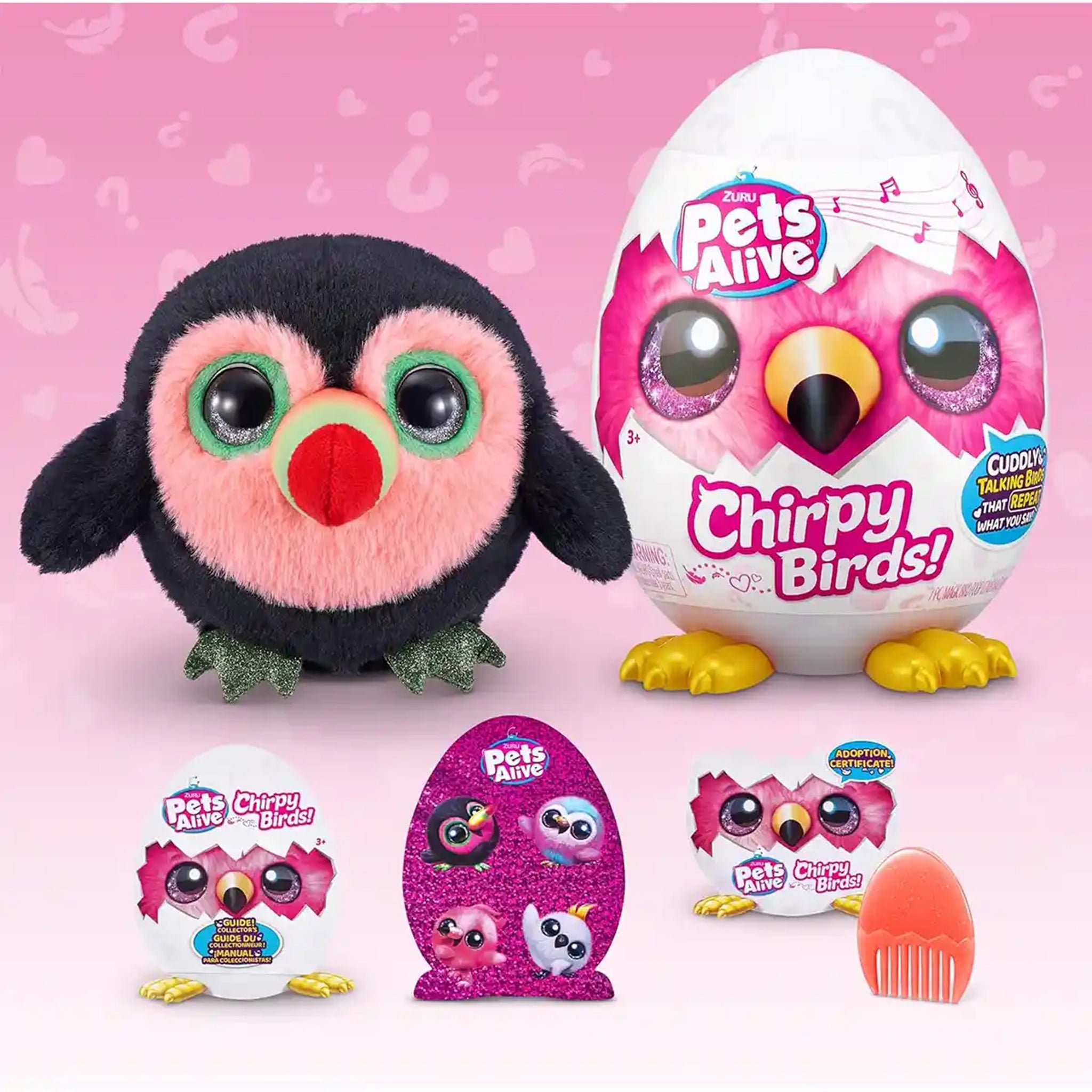 PETS ALIVE-CHIRPY BIRDS-SERIES 1,Endcap,36pcs,No Inner,STD Color Assortment