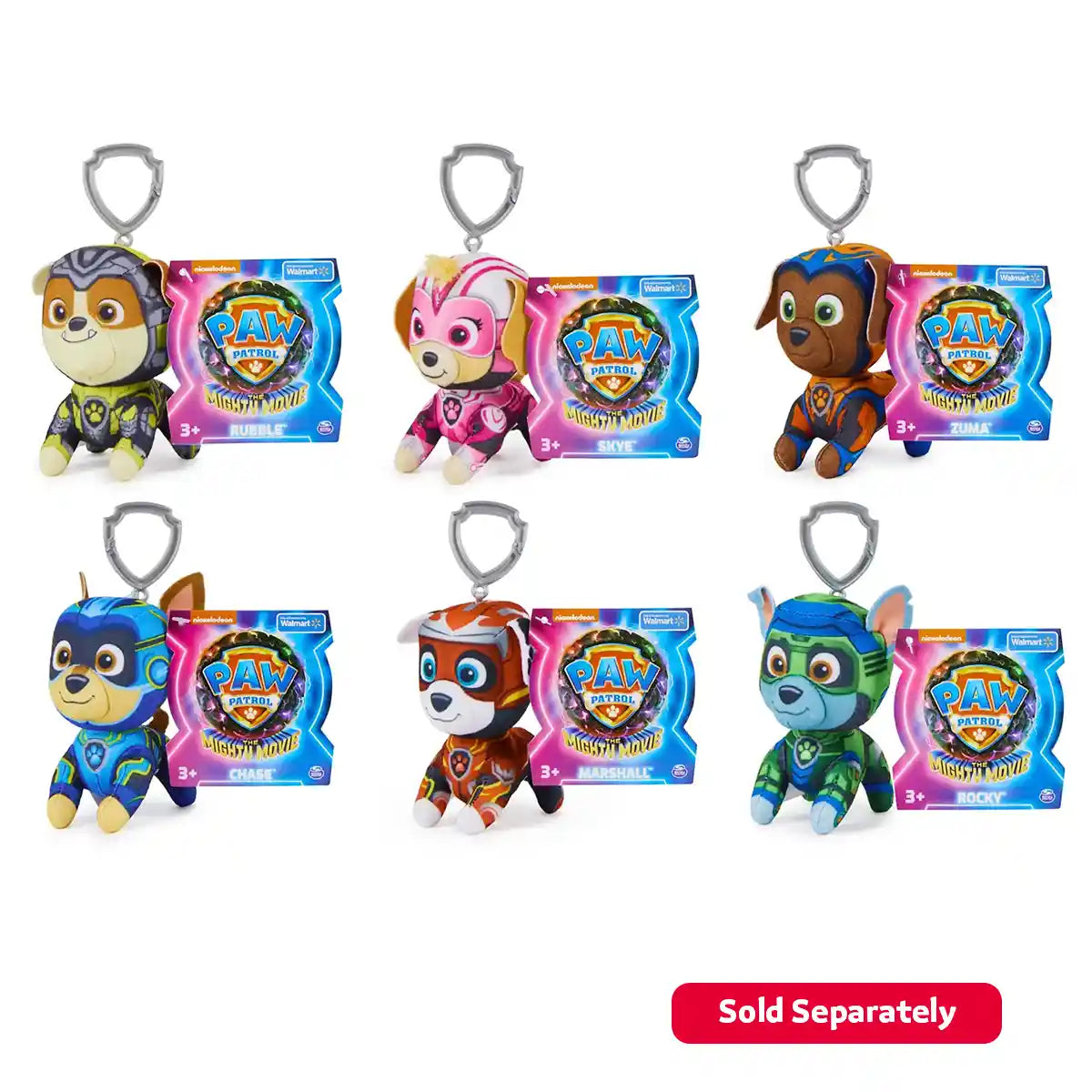 Paw Patrol Movie2 Mini Plush Asst. CDU