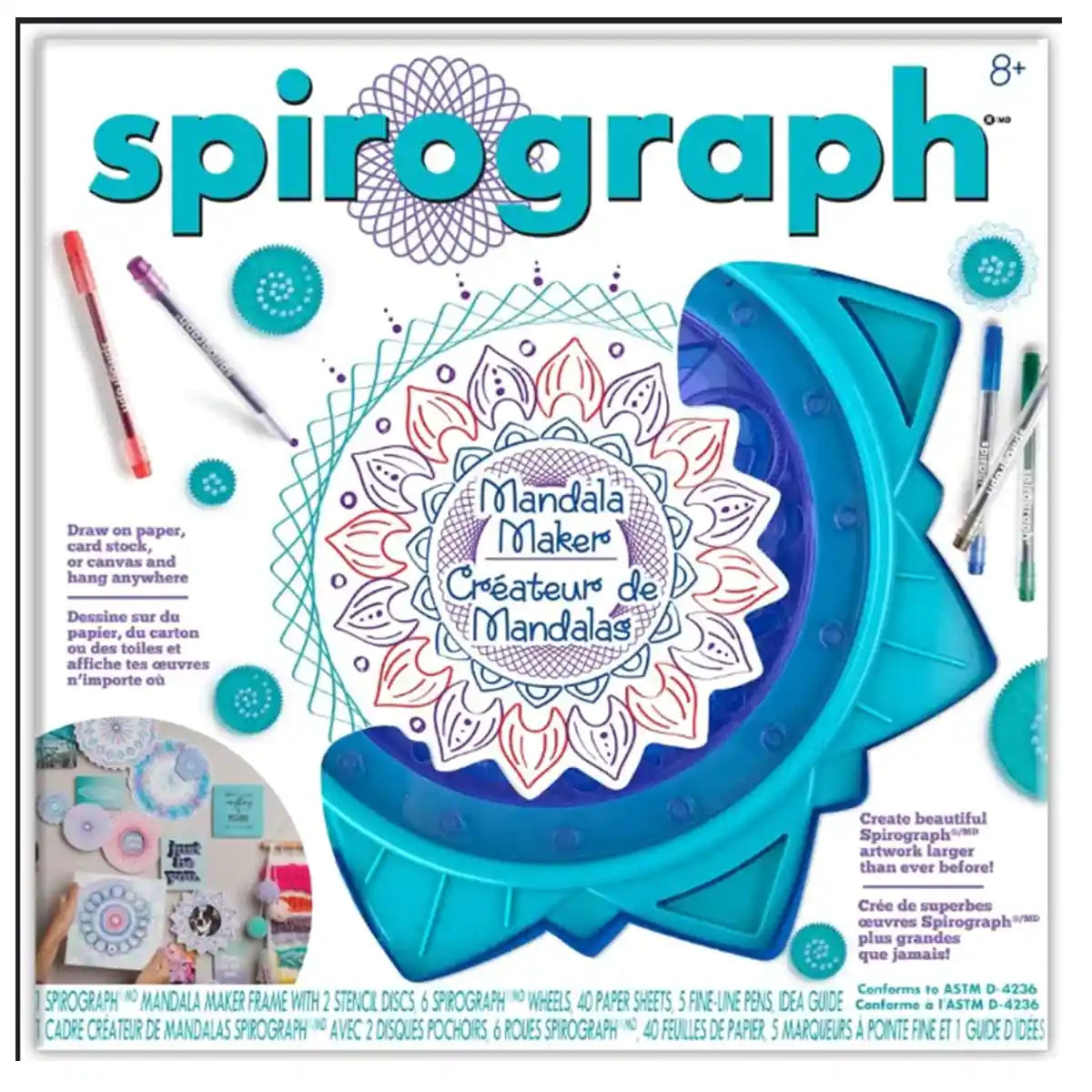 SPIROGRAPH MANDALA (E/F) 6CT