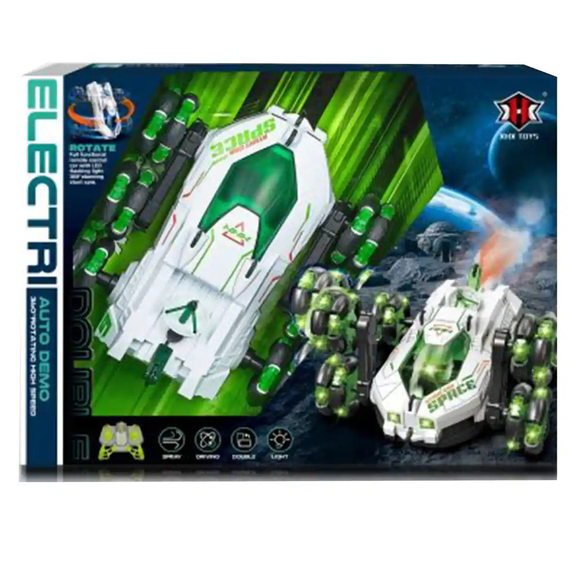 R/C Leader Space Drift  Stunt Car 6 Wheels 6yrs+