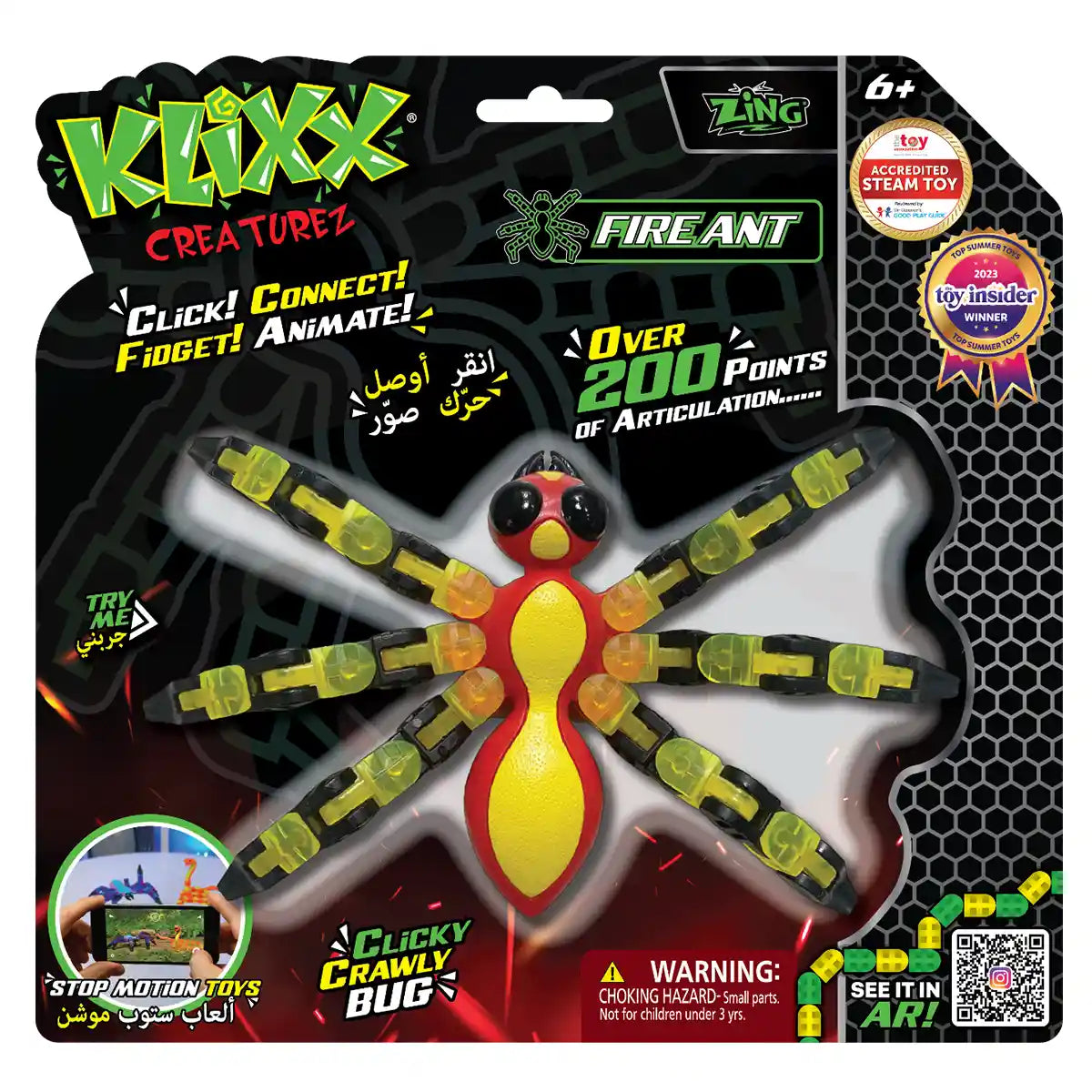 Klixx Creaturez Fire Ant
