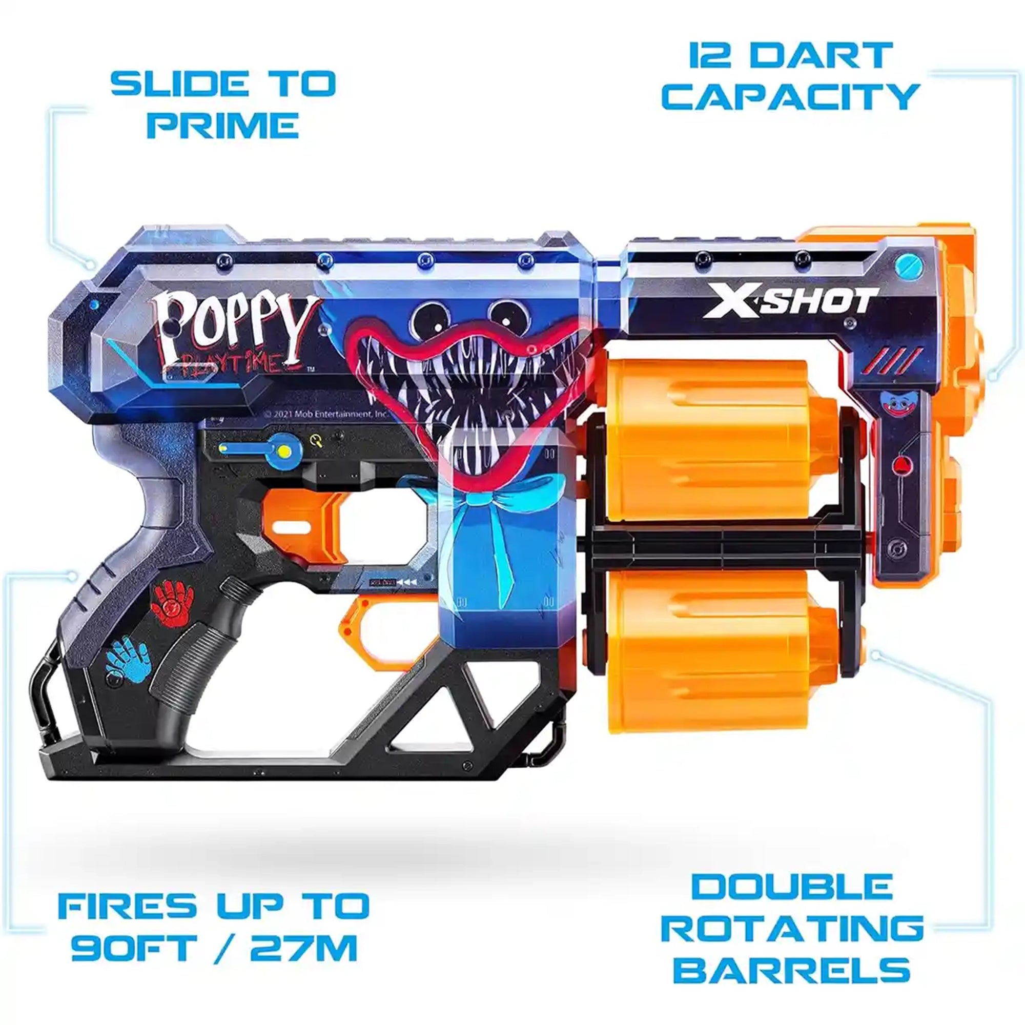 X-Shot Skins Dread (12 Darts) Poppy Playtime S1