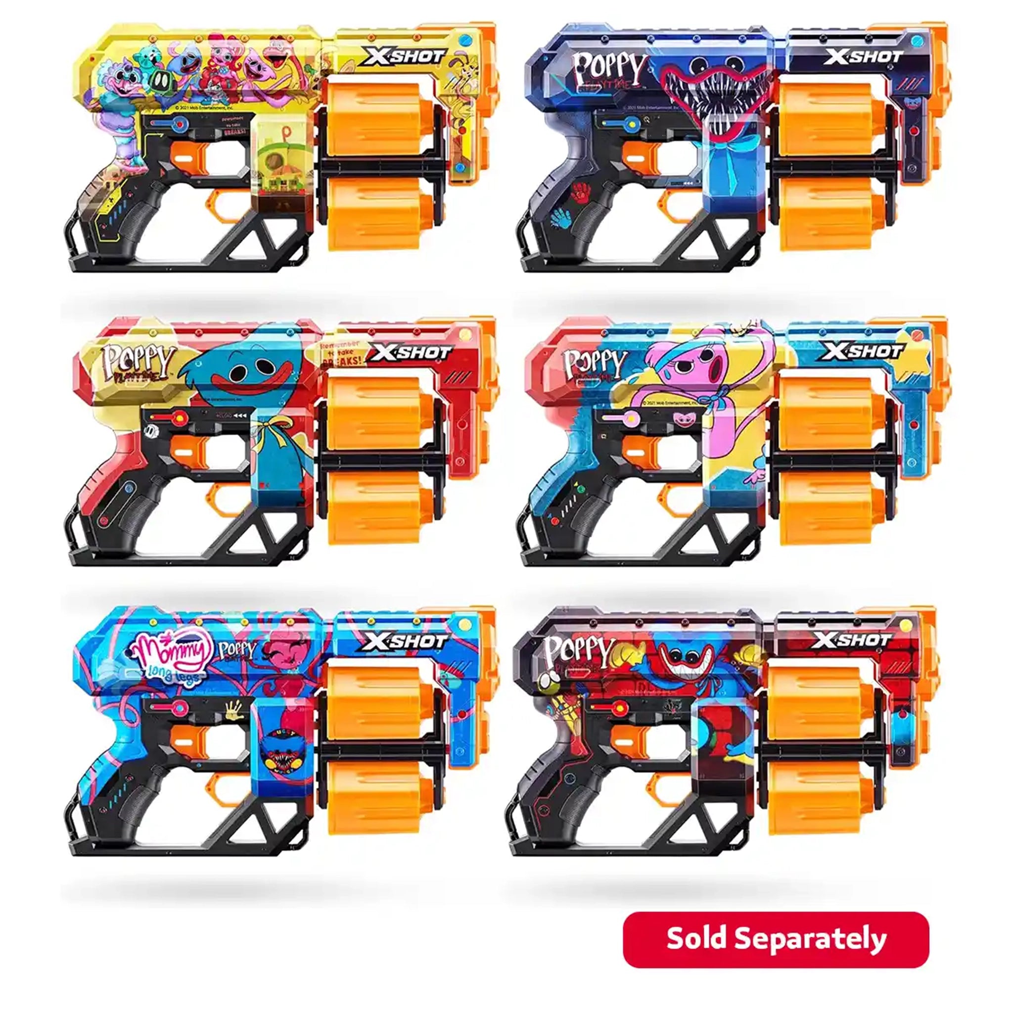 X-Shot Skins Dread (12 Darts) Poppy Playtime S1