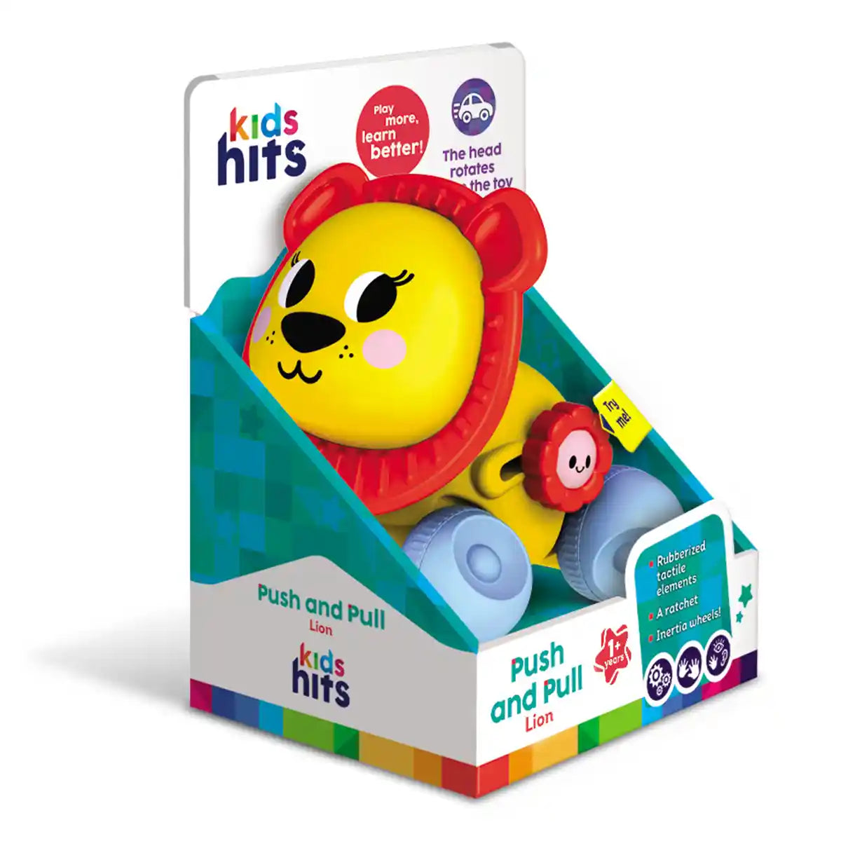 Kids Hits Push & Roll Lion