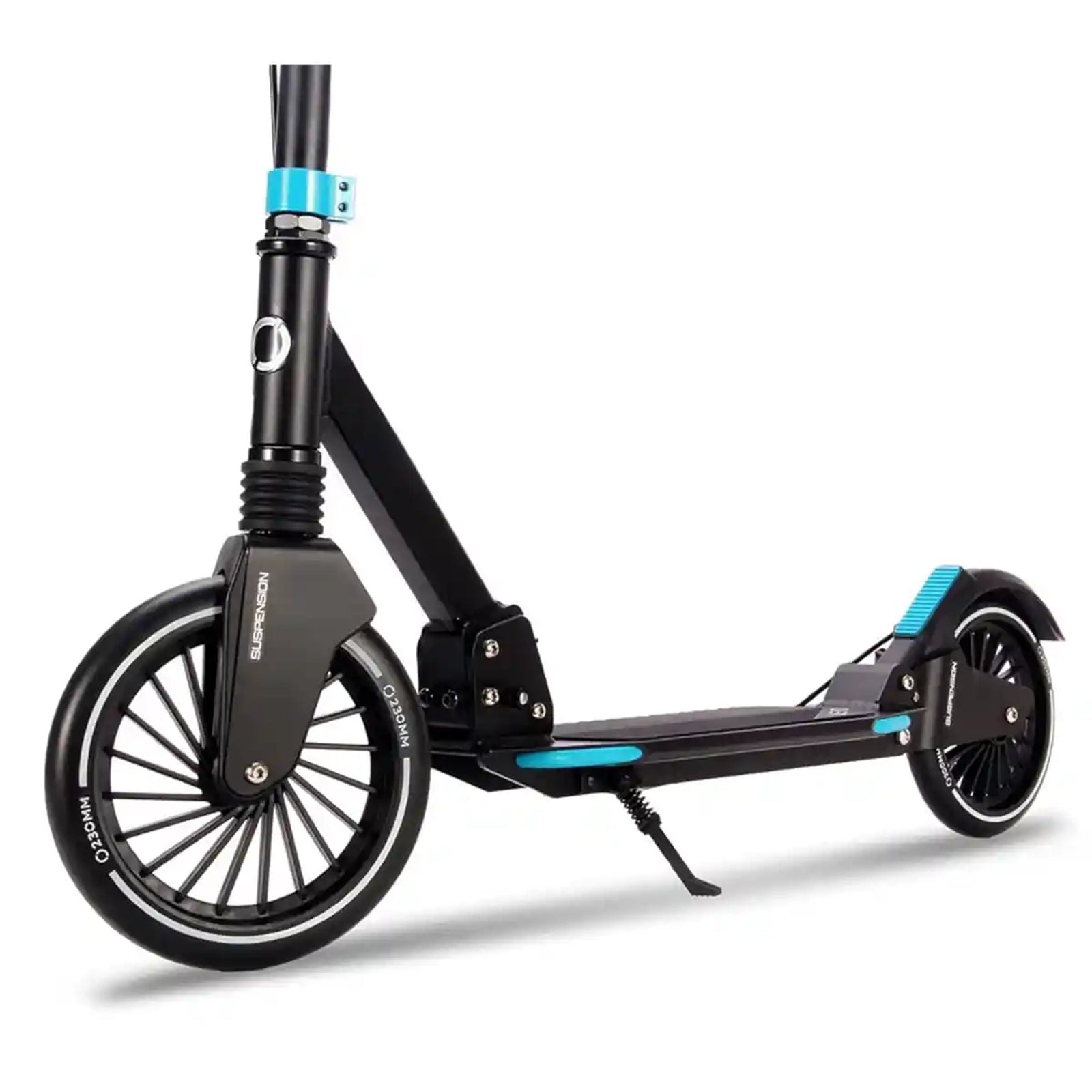 Aero adult scooter with double suspension and disc brake A230_Blue