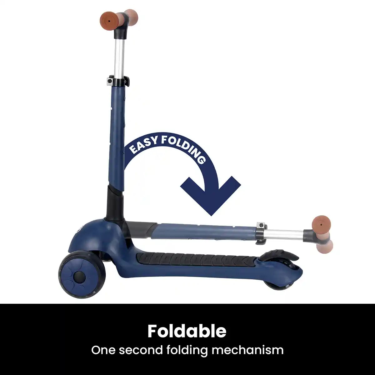 iSporter Pro Scooter With Basket M6 Blue