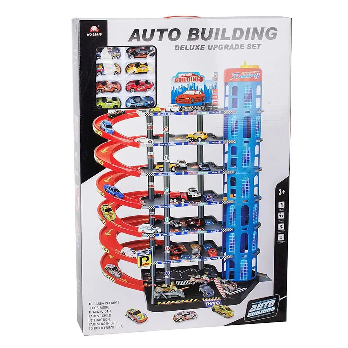 Auto Building Deluxe Parking Lot Set