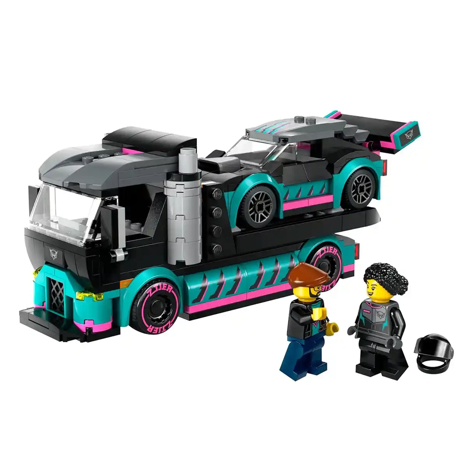 LEGO® City Race Car and Car Carrier Truck Building Toy 60406