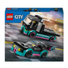 LEGO City Race Car and Car Carrier Truck Building Toy 60406