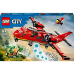 LEGO City Fire Rescue Plane Building Toy Set 60413