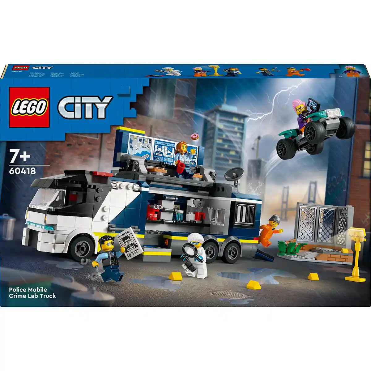 LEGO City Police Mobile Crime Lab Truck Toy 60418