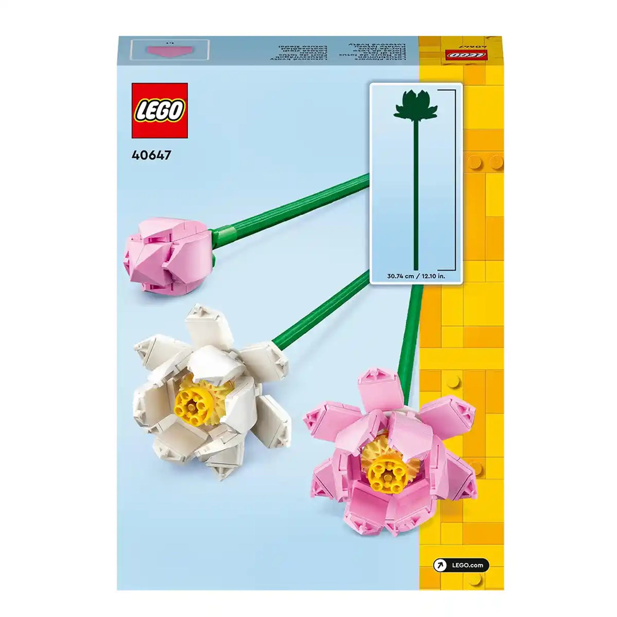 LEGO® Lotus Flowers 40647 Building Toy Set for Ages 8+ (220 Pieces)