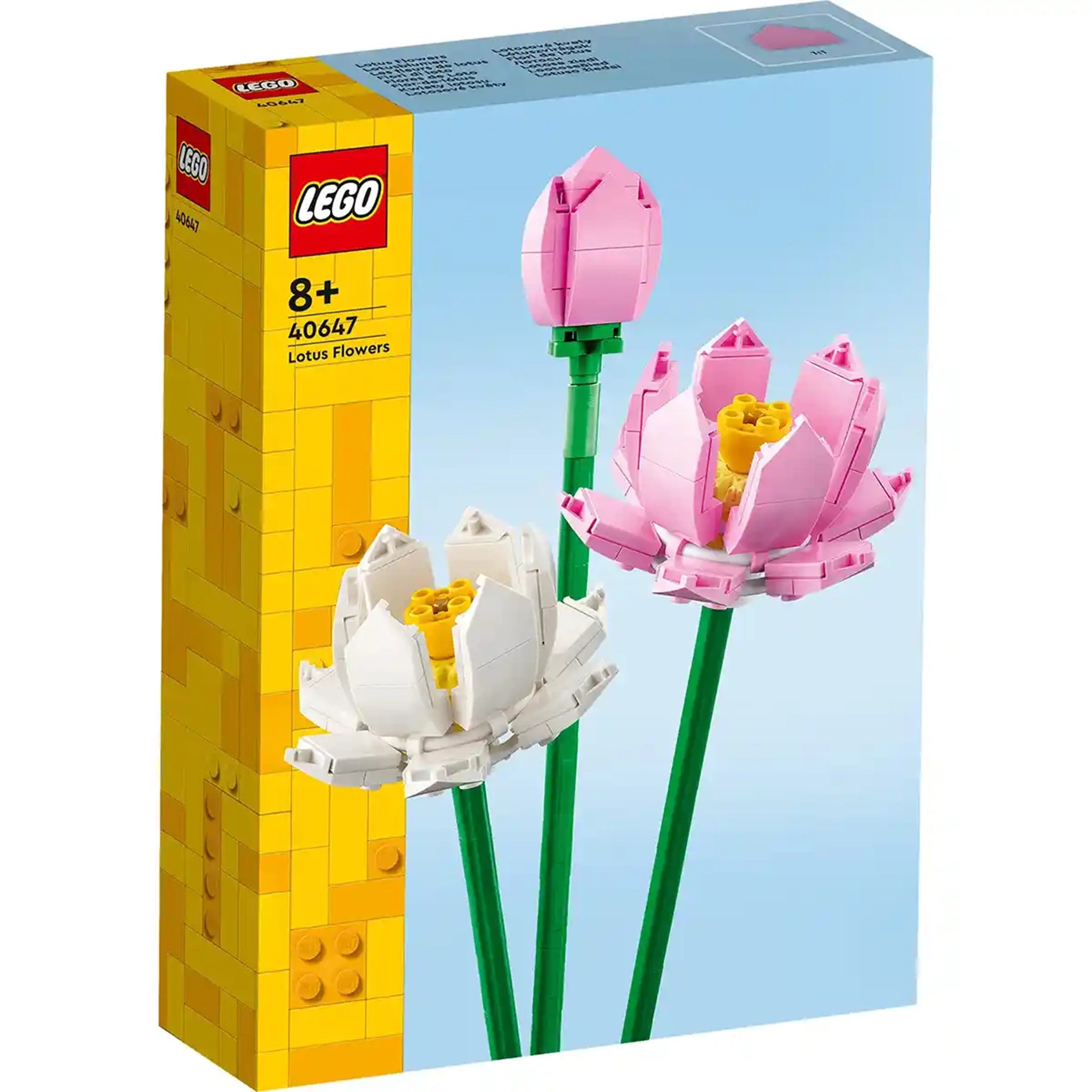 LEGO® Lotus Flowers 40647 Building Toy Set for Ages 8+ (220 Pieces)