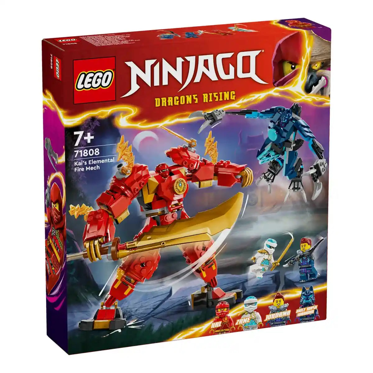 Lego Ninjago Kaiâ€™s Elemental Fire Mech Toy 71808