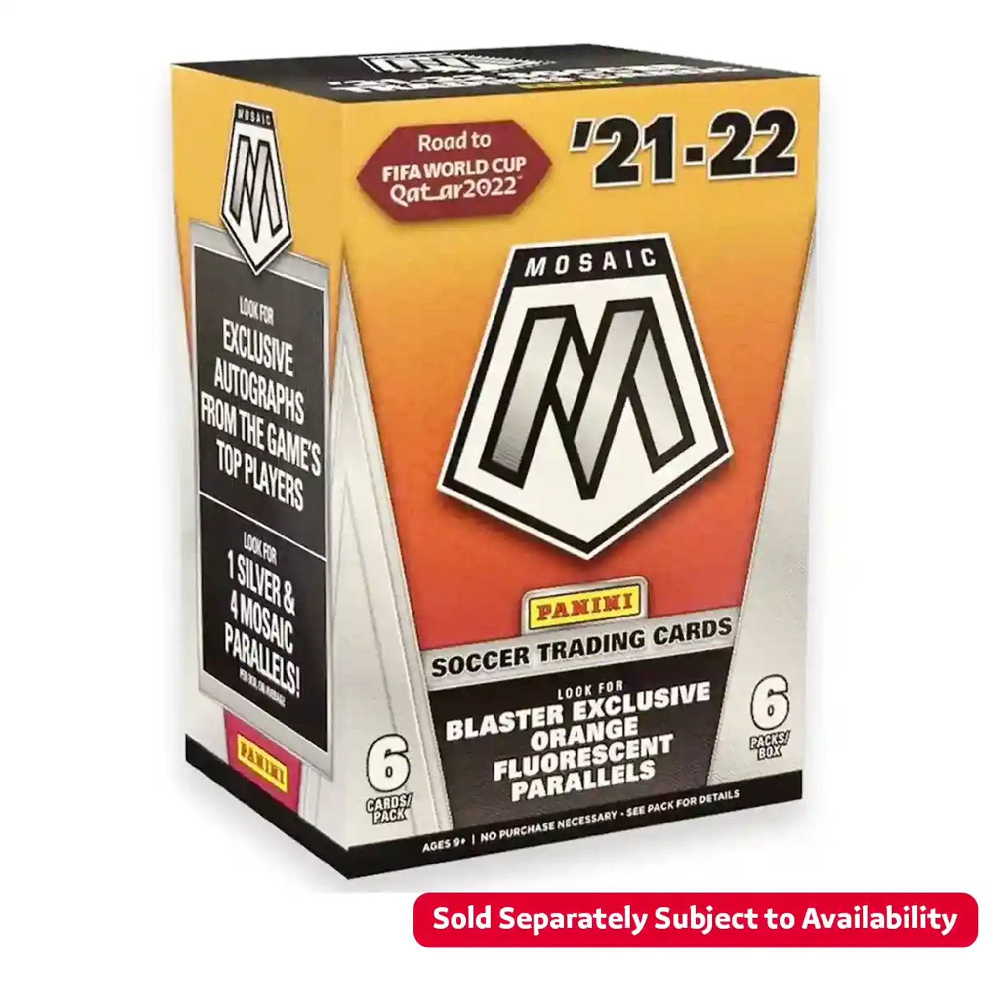 2021/22 PANINI MOSAIC ROAD TO FIFA WORLD CUP SOCCER BLASTER BOX