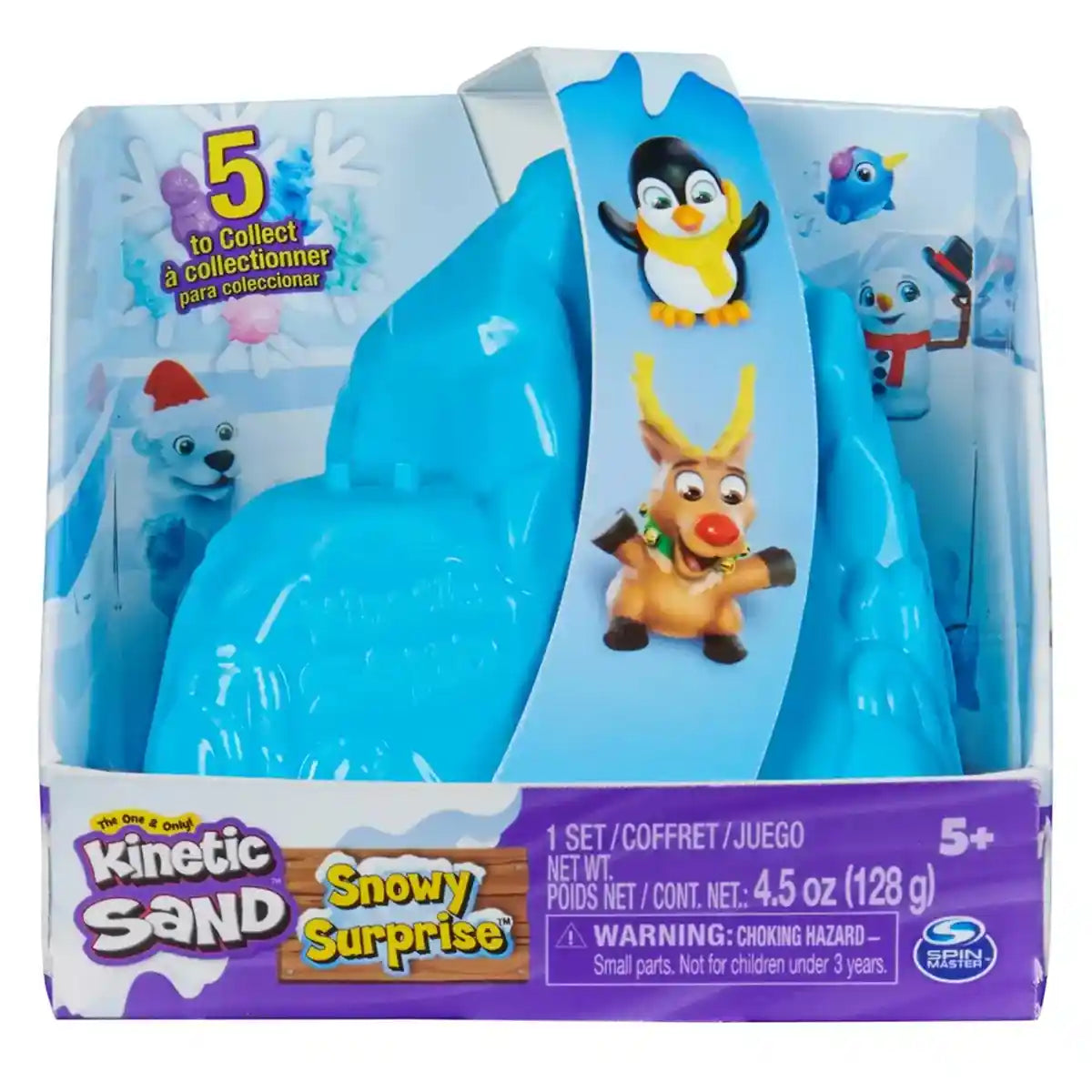 Kinetic Sand Snowy Surprise