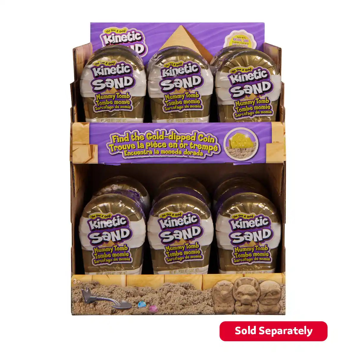 Kinetic Sand Mummy Tomb Asst. CDU