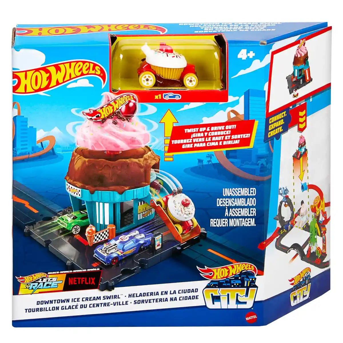 Hot Wheels City Downtown Ice Cream Shop