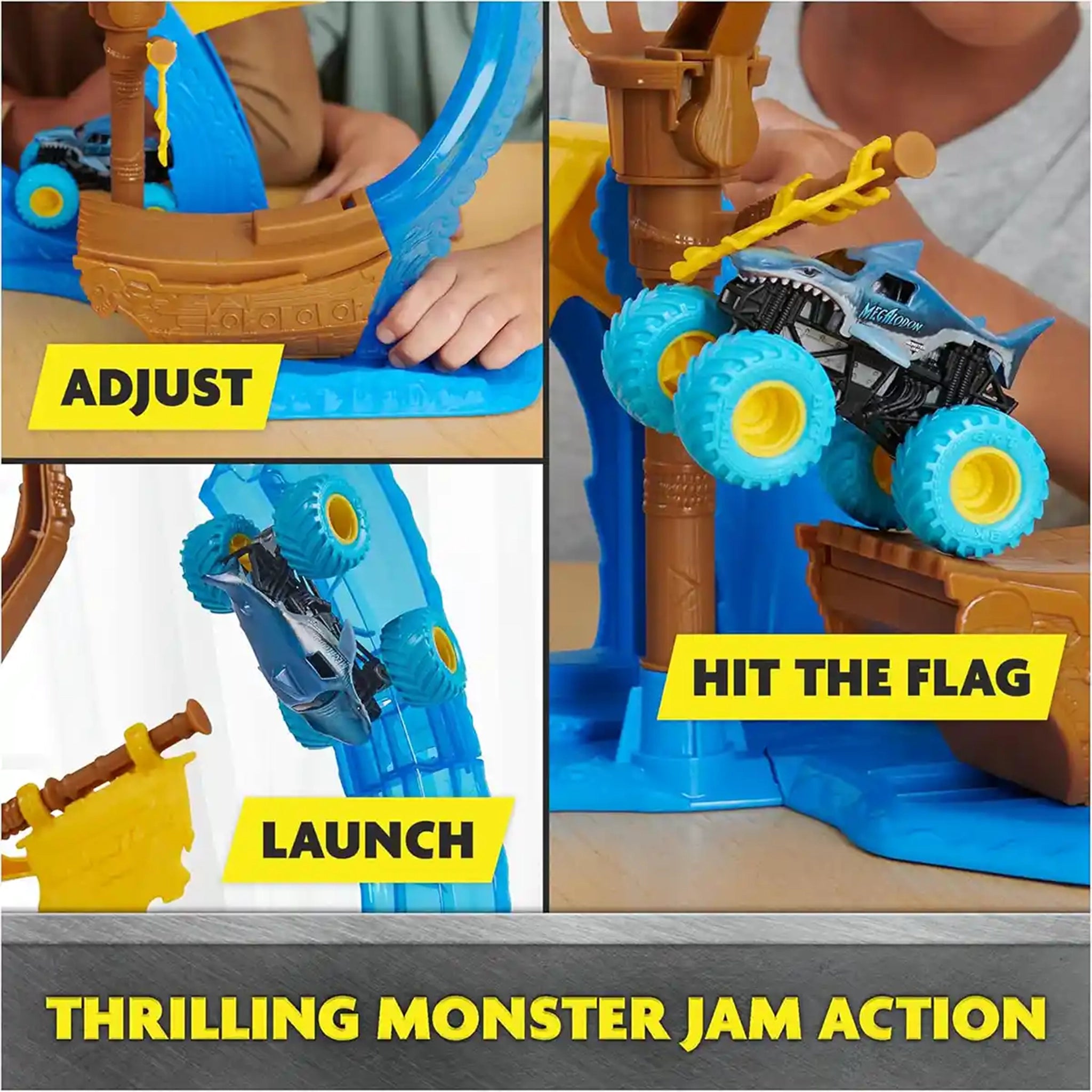Monster Jam 1:64 Stunt Playset