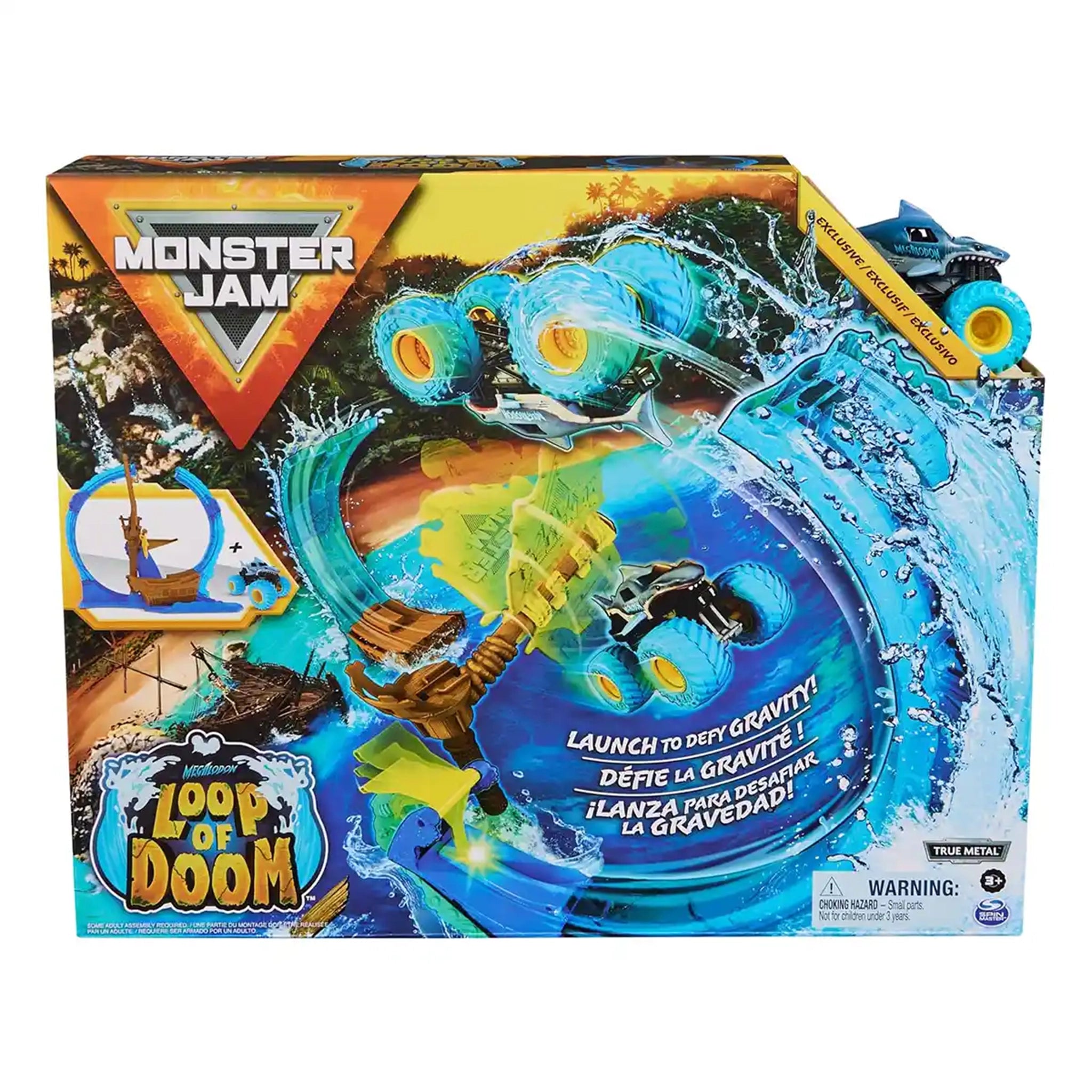 Monster Jam 1:64 Stunt Playset