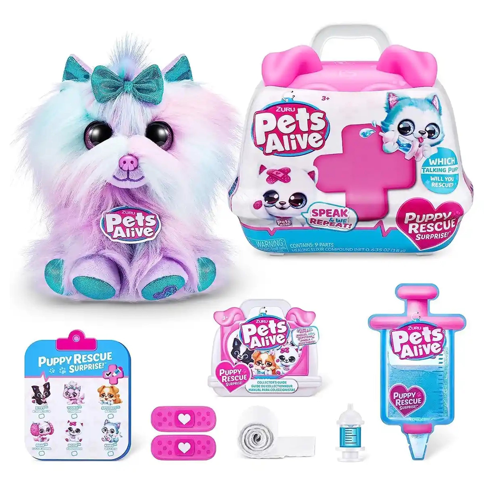 PETS ALIVE-PET SHOP SURPRISE-SERIES 3 INTERACTIVE PLUSH,Assortment