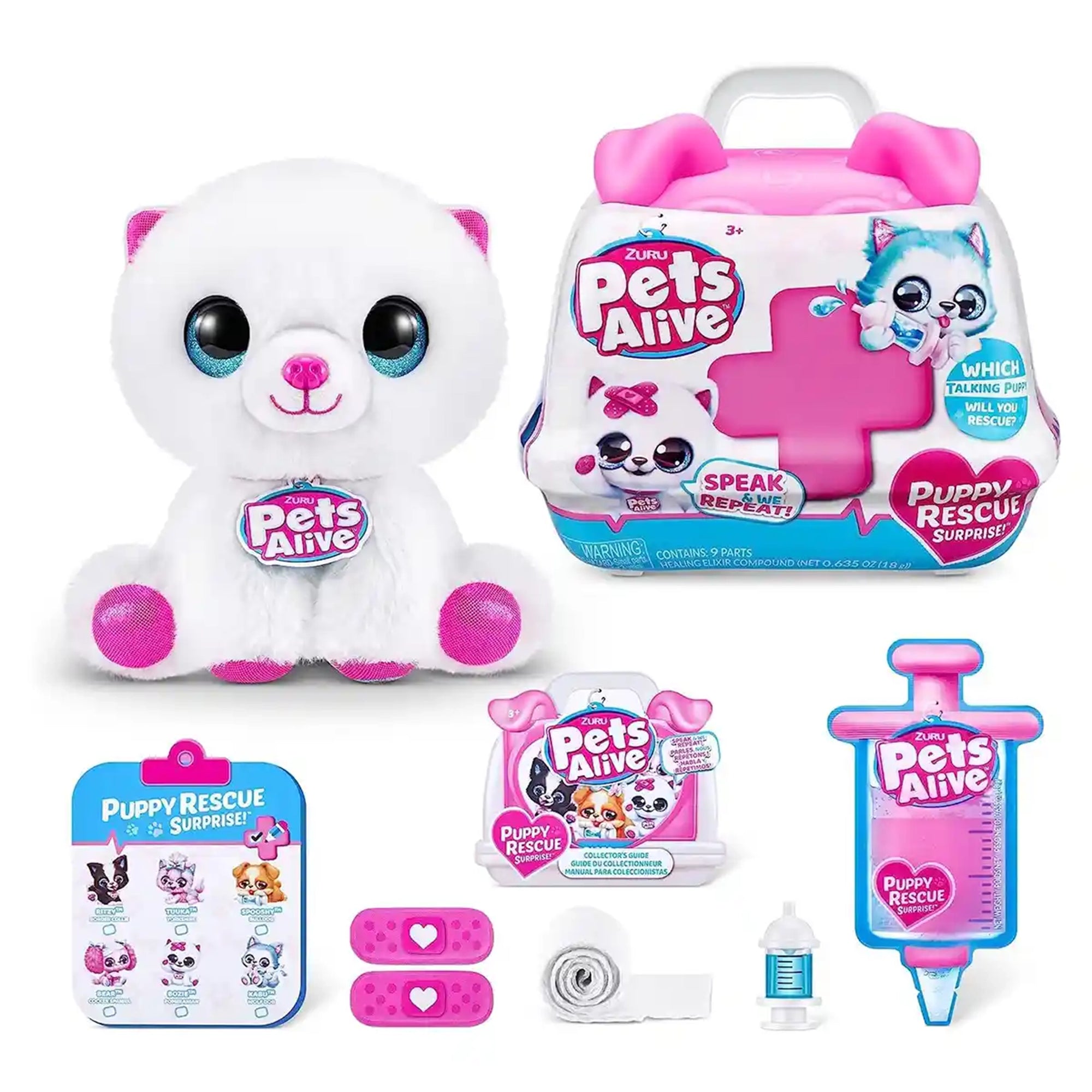 PETS ALIVE-PET SHOP SURPRISE-SERIES 3 INTERACTIVE PLUSH,Assortment